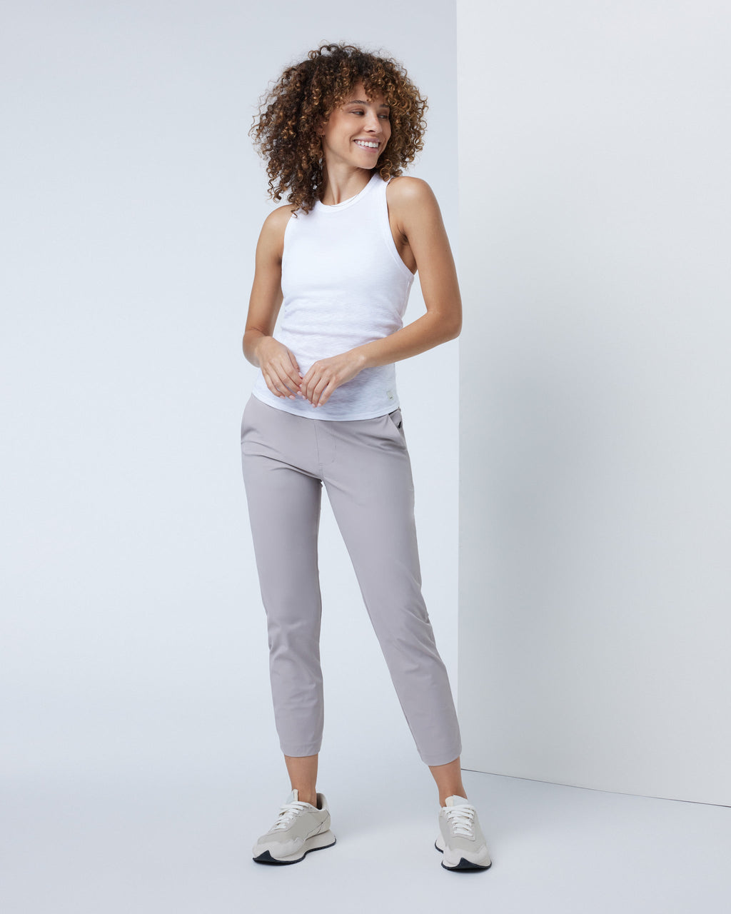 Miles Ankle Pant | Soft Pewter