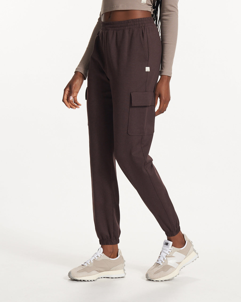 Boyfriend Cargo Sweatpant | Java Heather