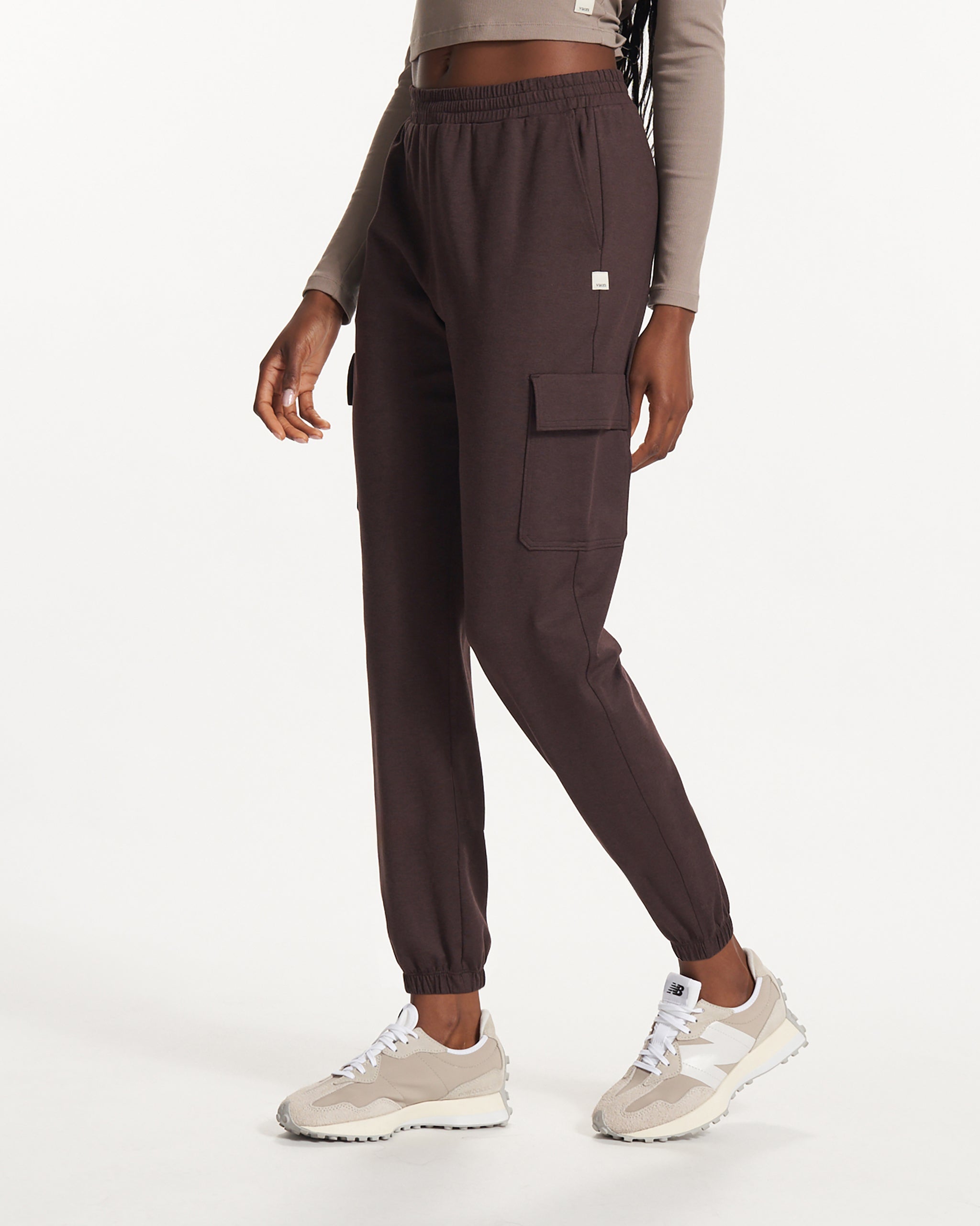 Boyfriend Cargo Sweatpant | Java Heather