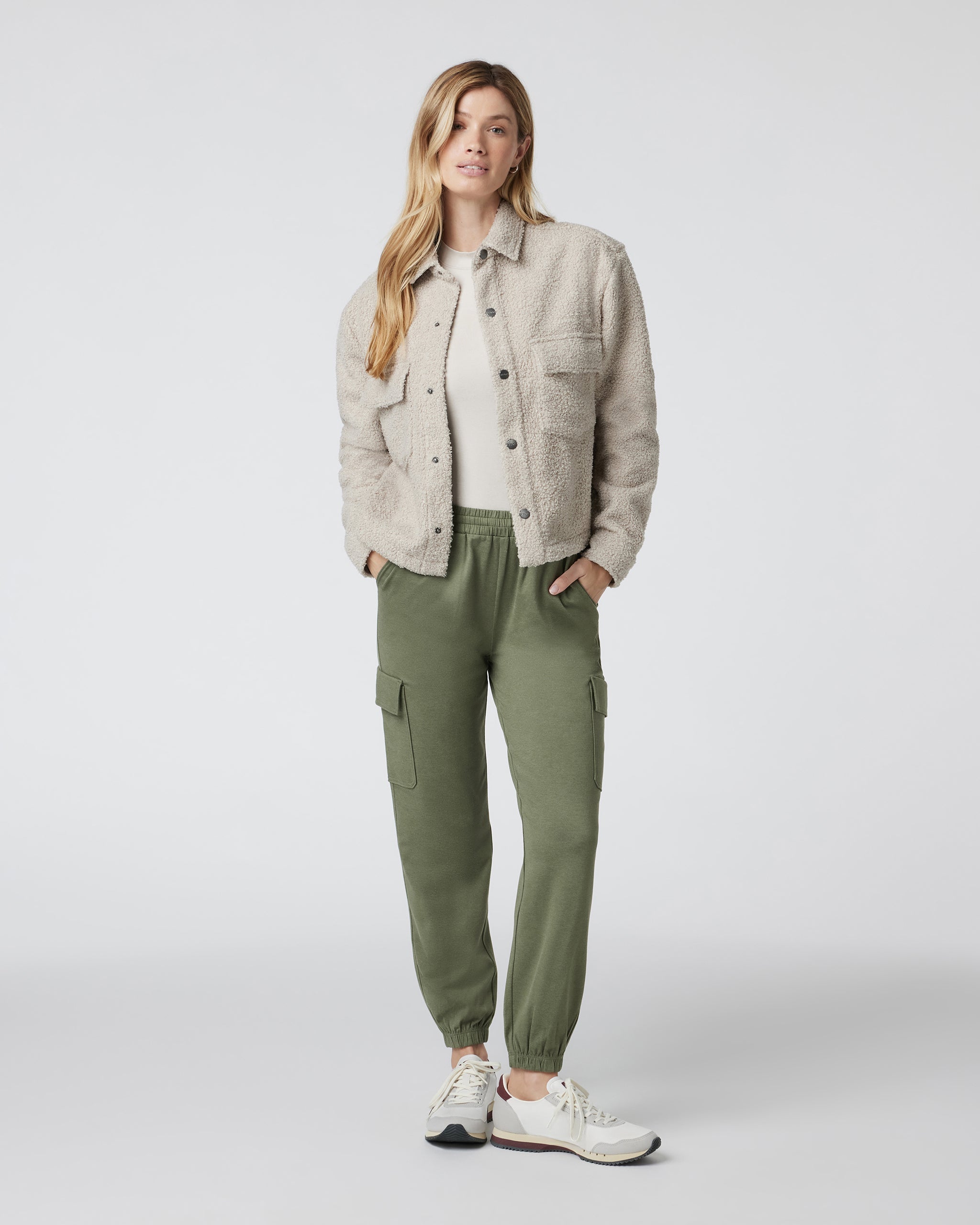 Boyfriend Cargo Sweatpant | Dark Metal Heather