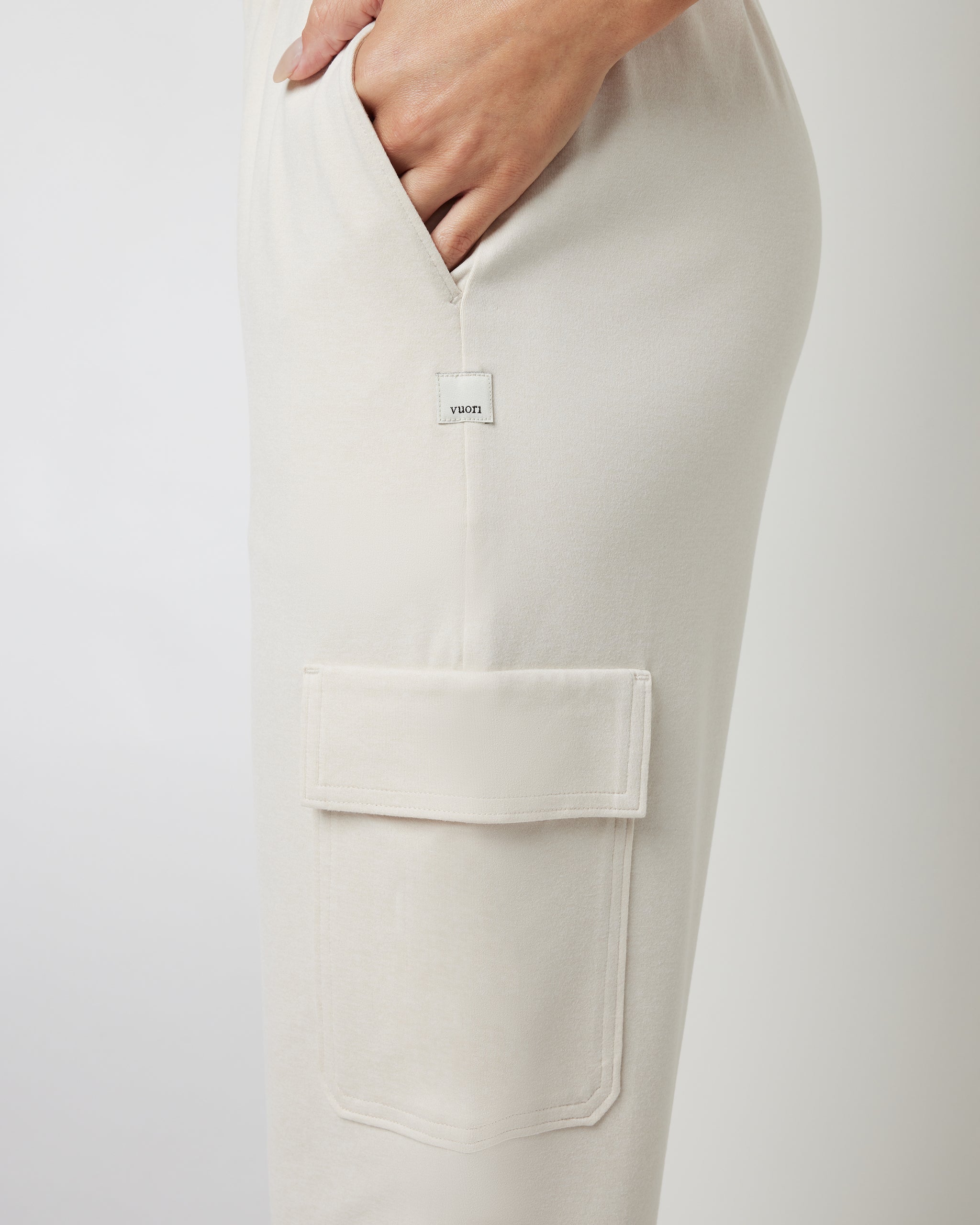 Boyfriend Cargo Sweatpant | Milkweed Heather