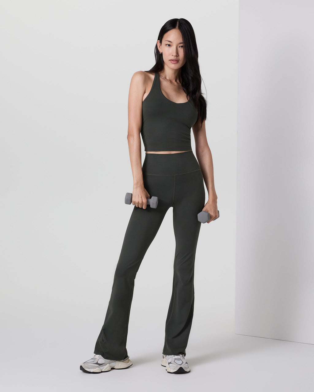 Halo Slim Flare Pant | Kale