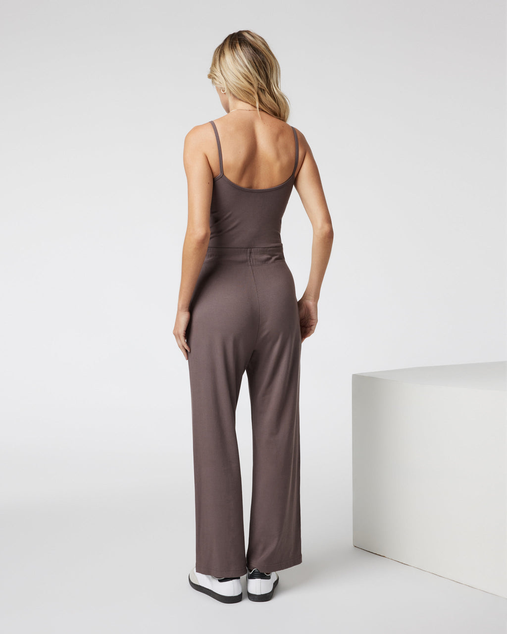 Pose Henley Jumpsuit | Chocolate