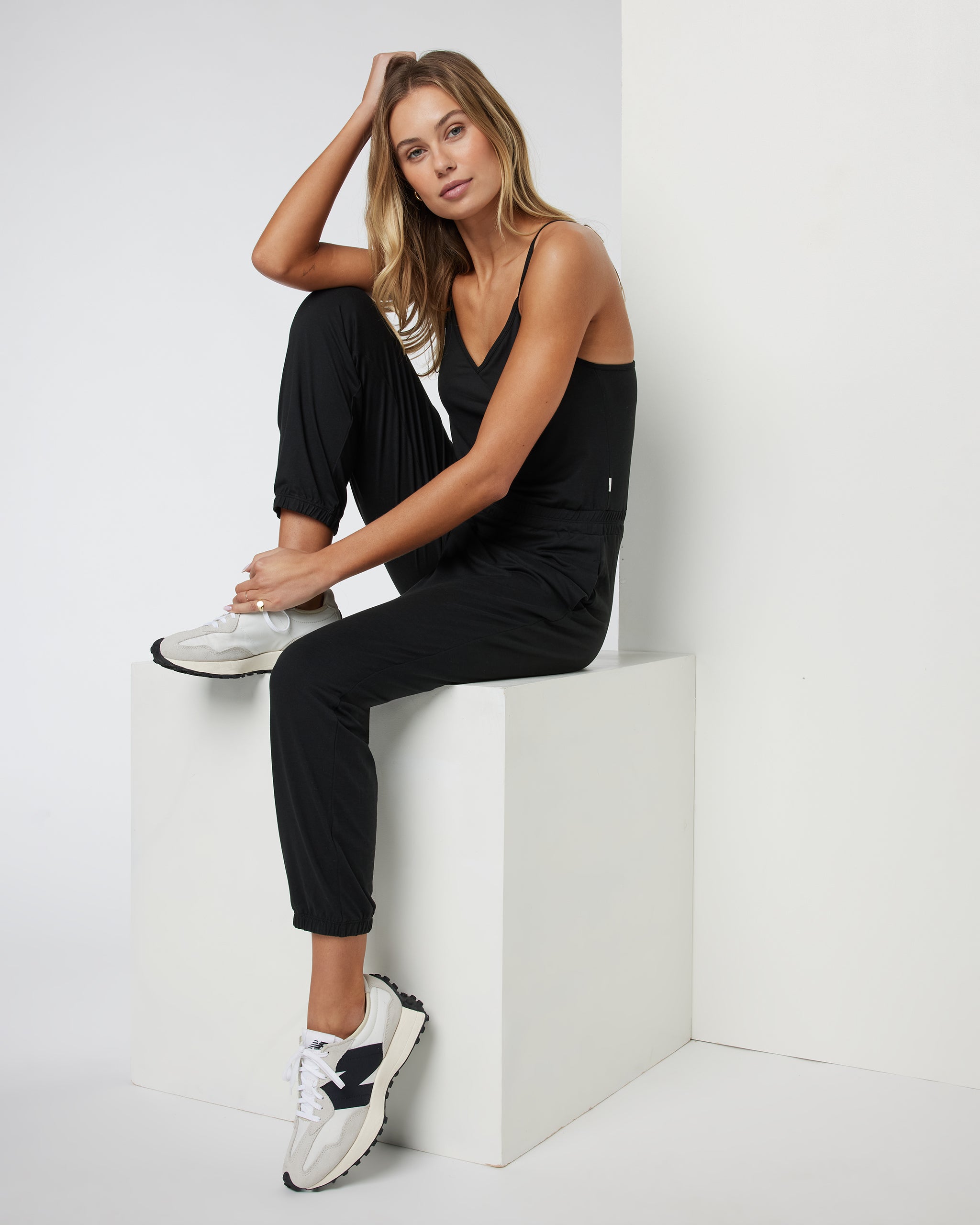 Lux Jogger Jumpsuit | Black