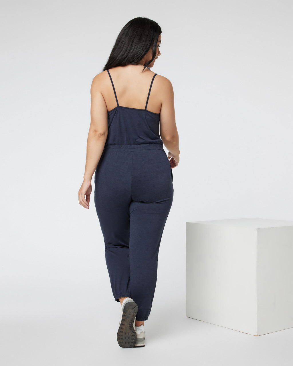 Lux Jogger Jumpsuit | Midnight Heather