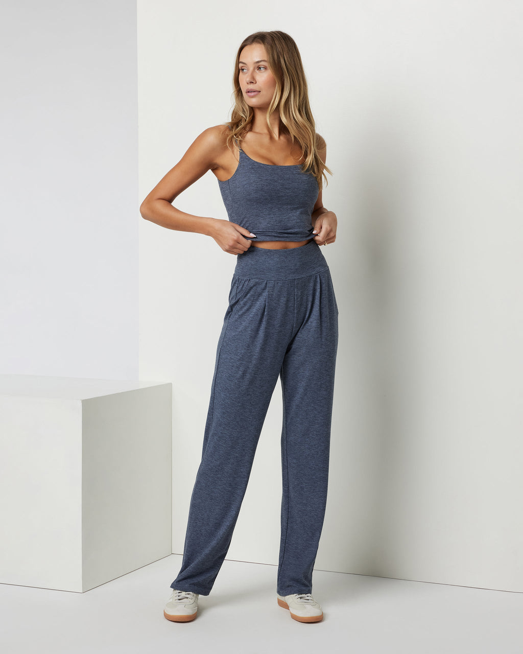 Lux At Ease Straight | Azure Heather