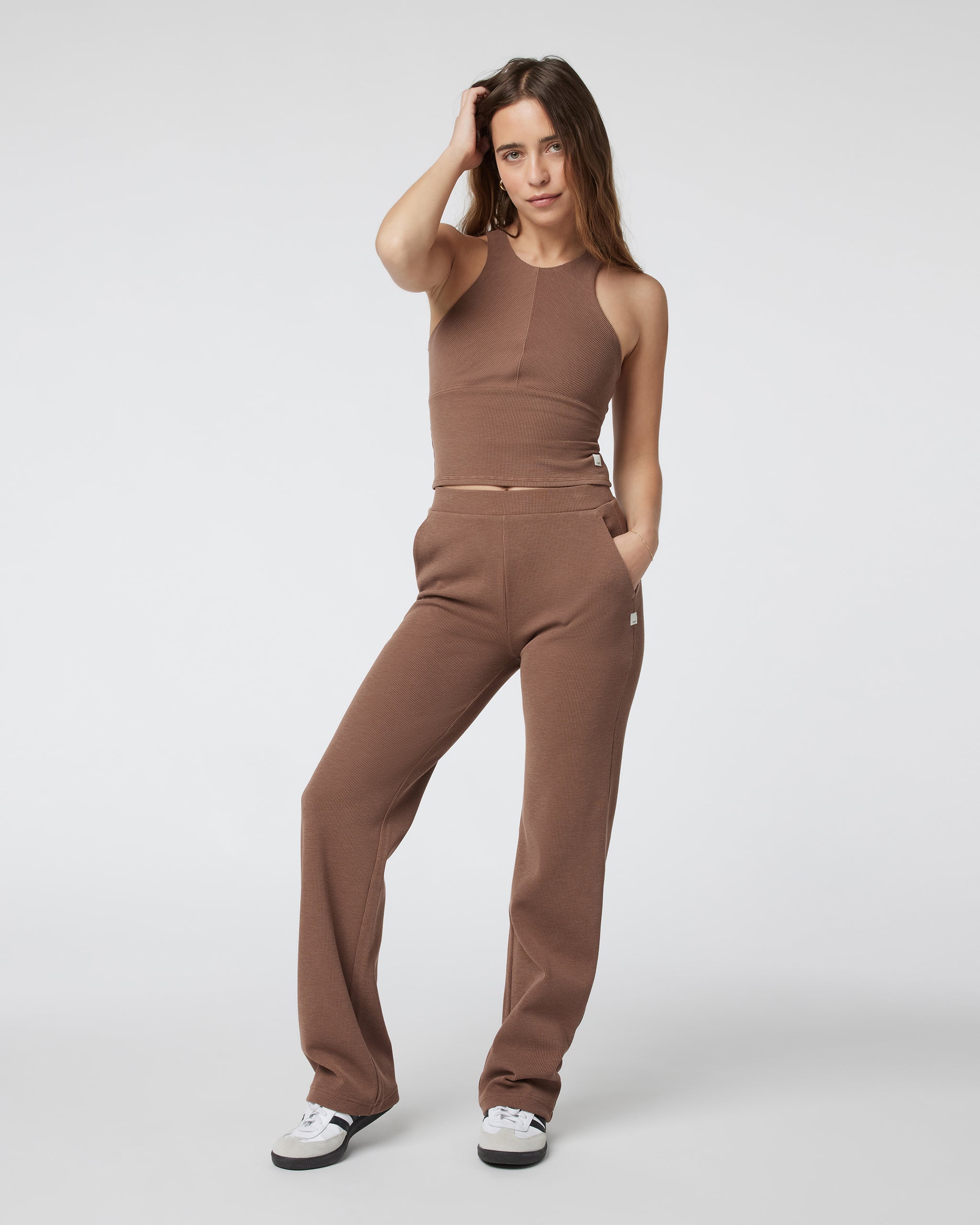 Aston Rib Pant | Almond