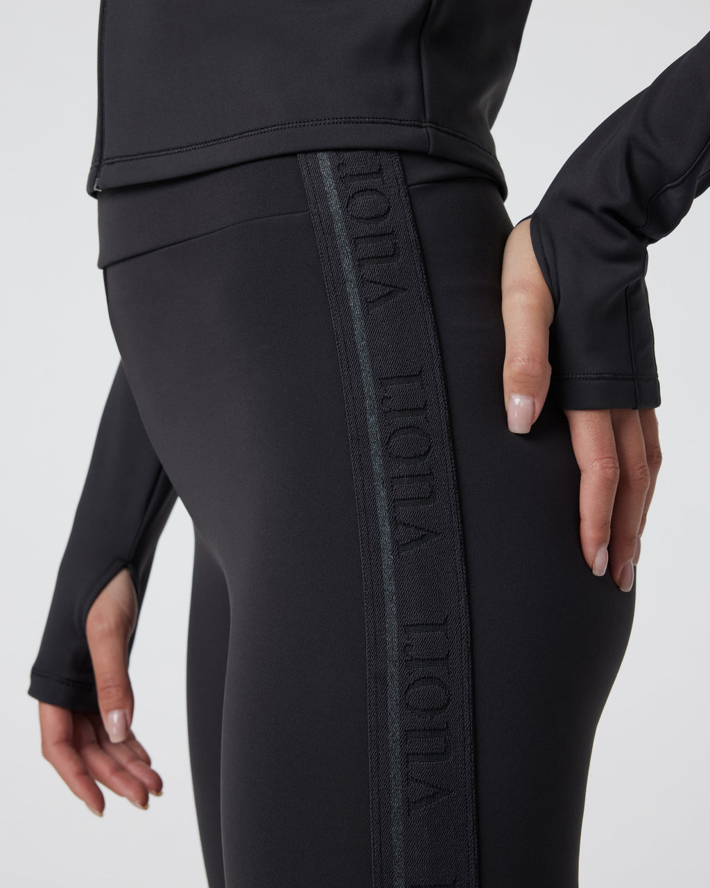 Chilled Out Stirrup Legging | Washed Black