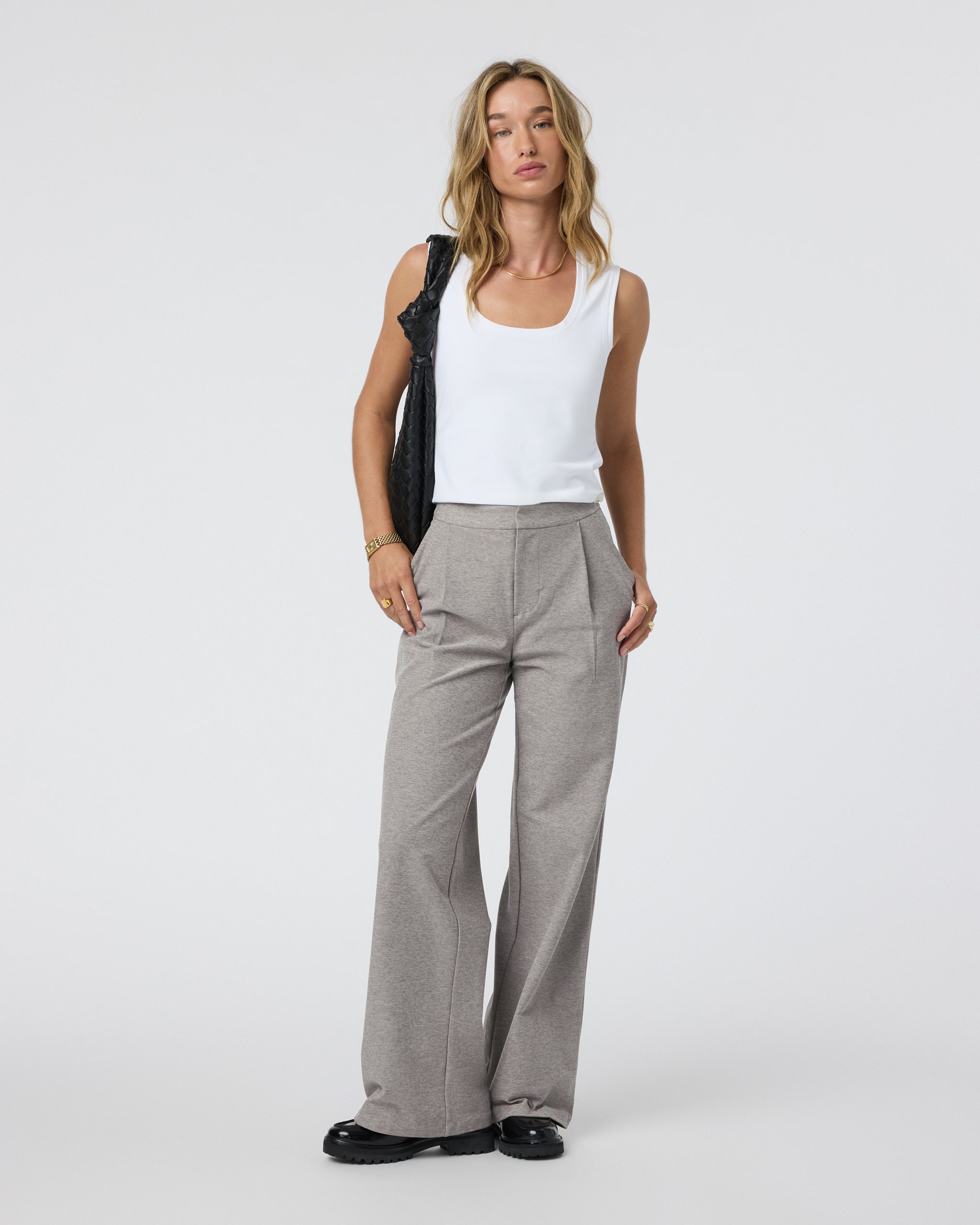 Elevation Trouser-Long | Cobblestone Heather