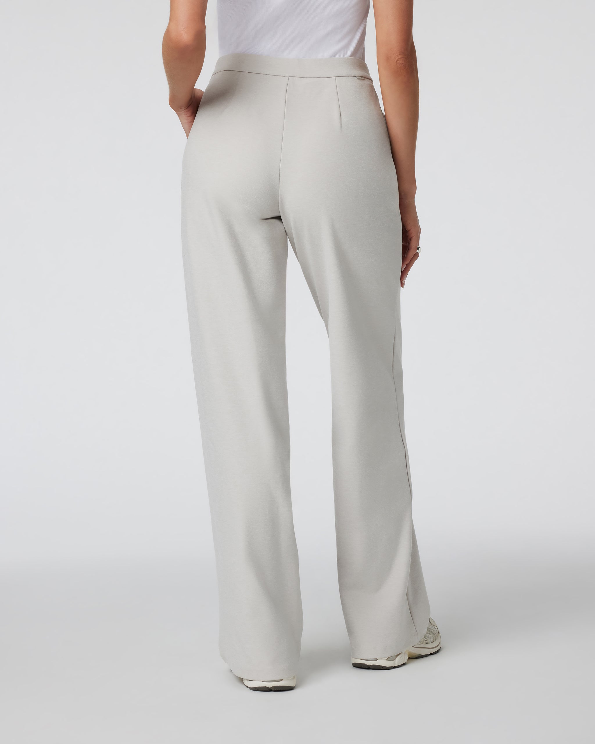 Elevation Trouser-Long | Ecru Heather