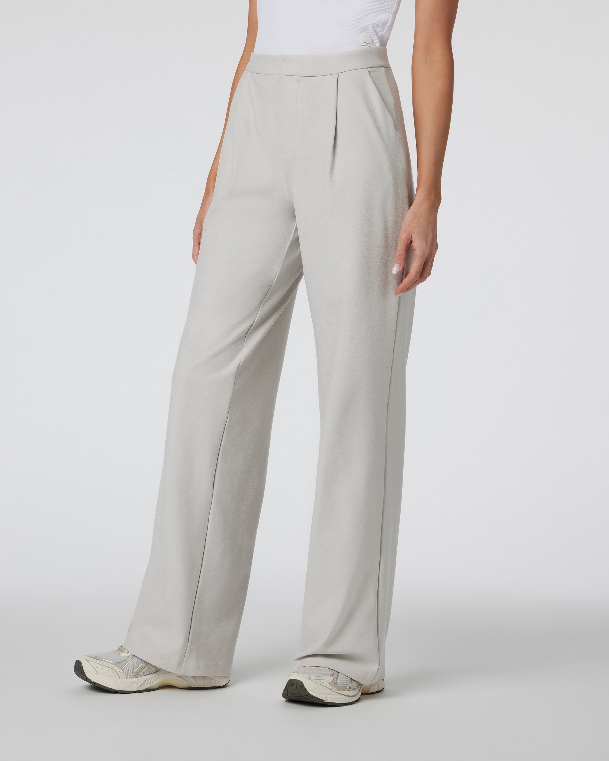 Elevation Trouser-Long | Ecru Heather