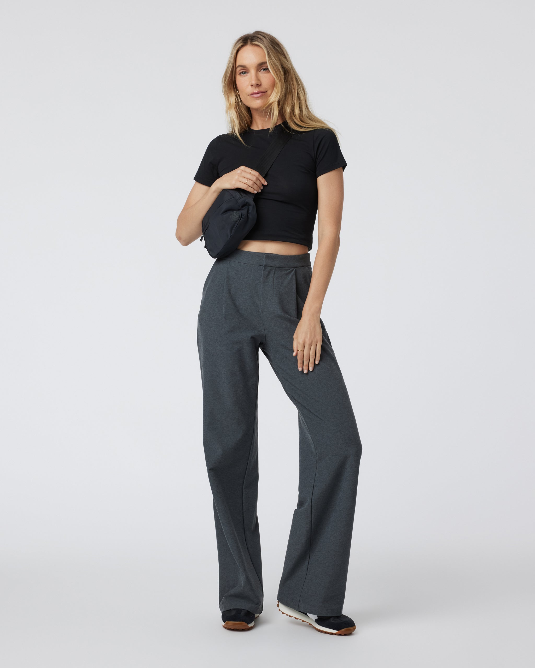Elevation Trouser-Long | Dark Pewter Heather