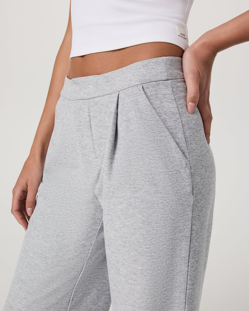 Elevation Trouser-Long | Light Heather Grey