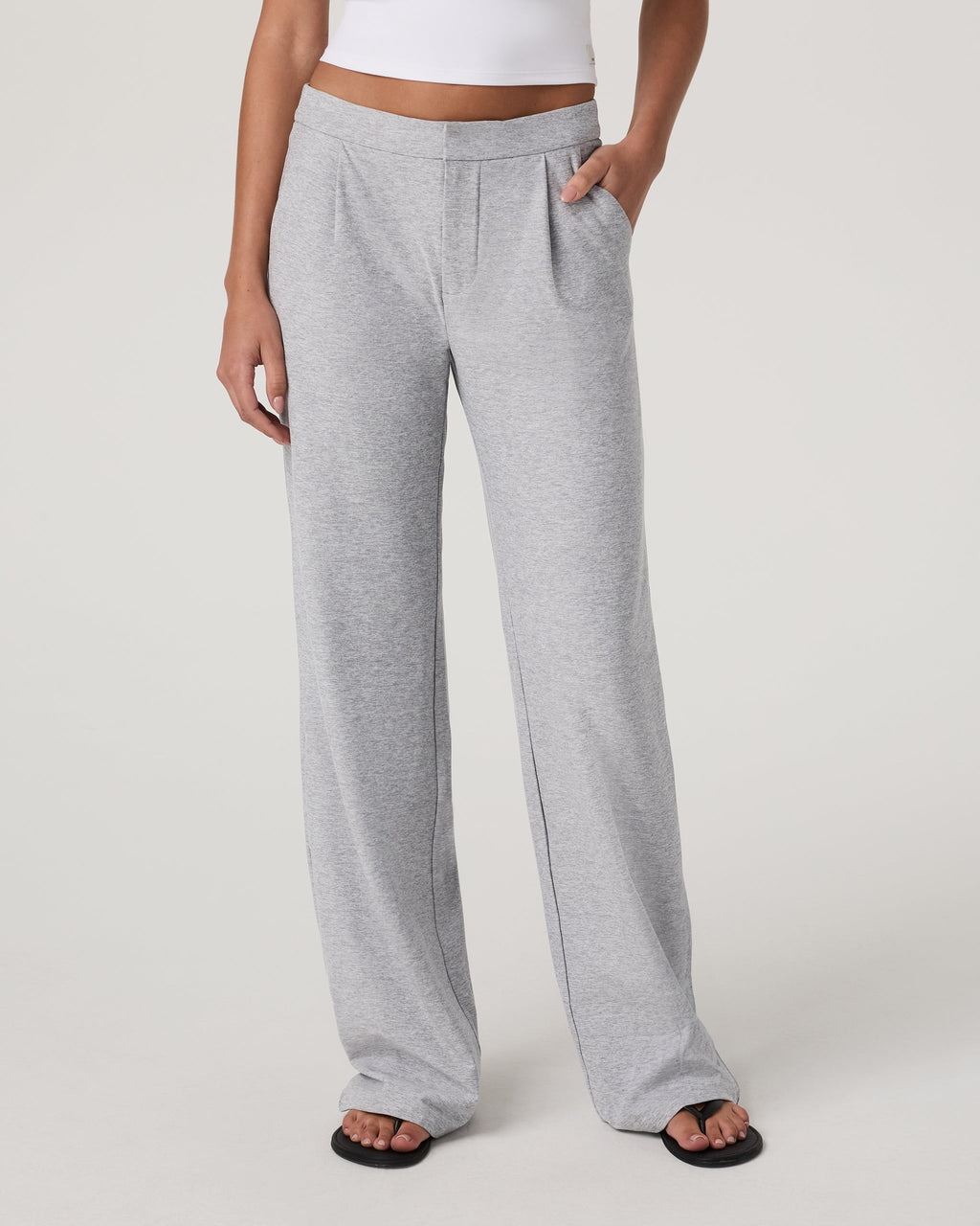 Elevation Trouser-Long | Light Heather Grey