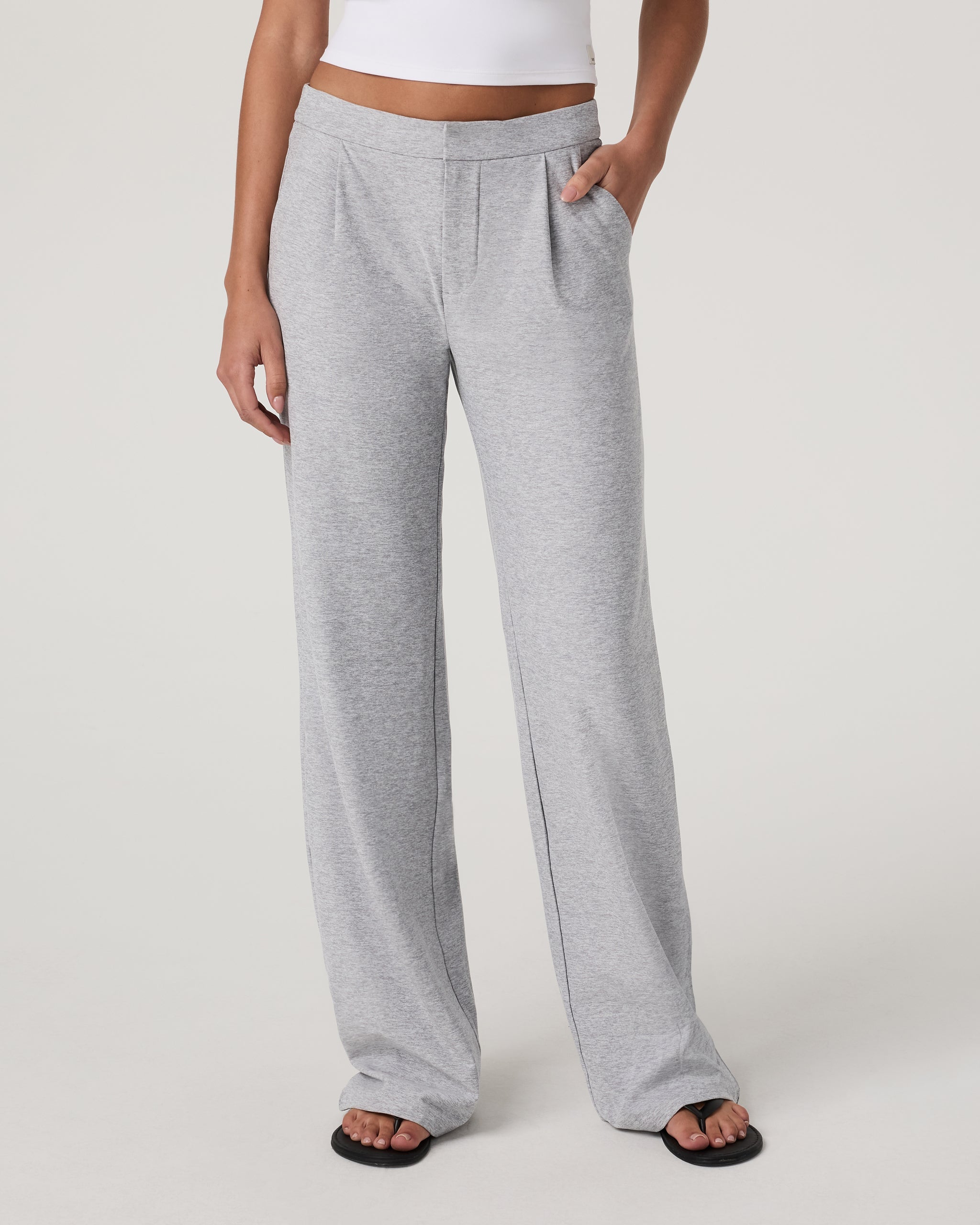 Elevation Trouser-Long | Light Heather Grey