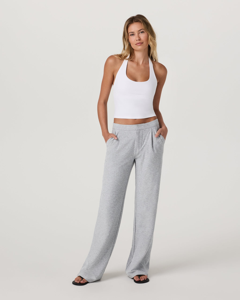 Elevation Trouser-Long | Light Heather Grey