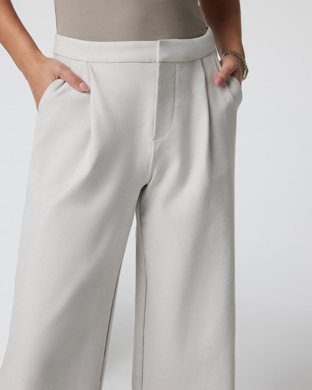 Elevation Trouser-Short | Ecru Heather