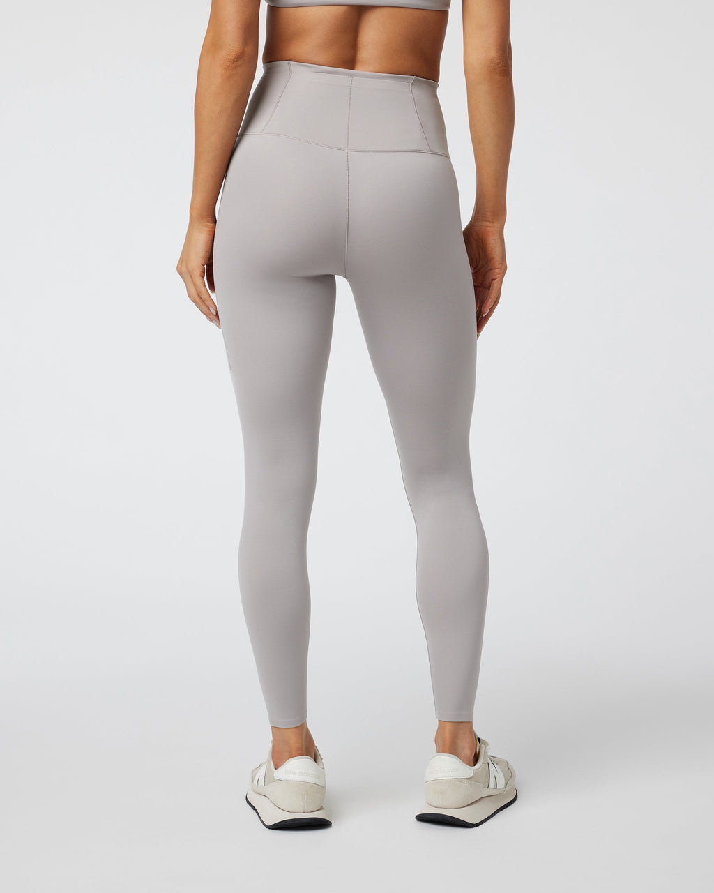 Evolve Zipped Legging | Soft Pewter