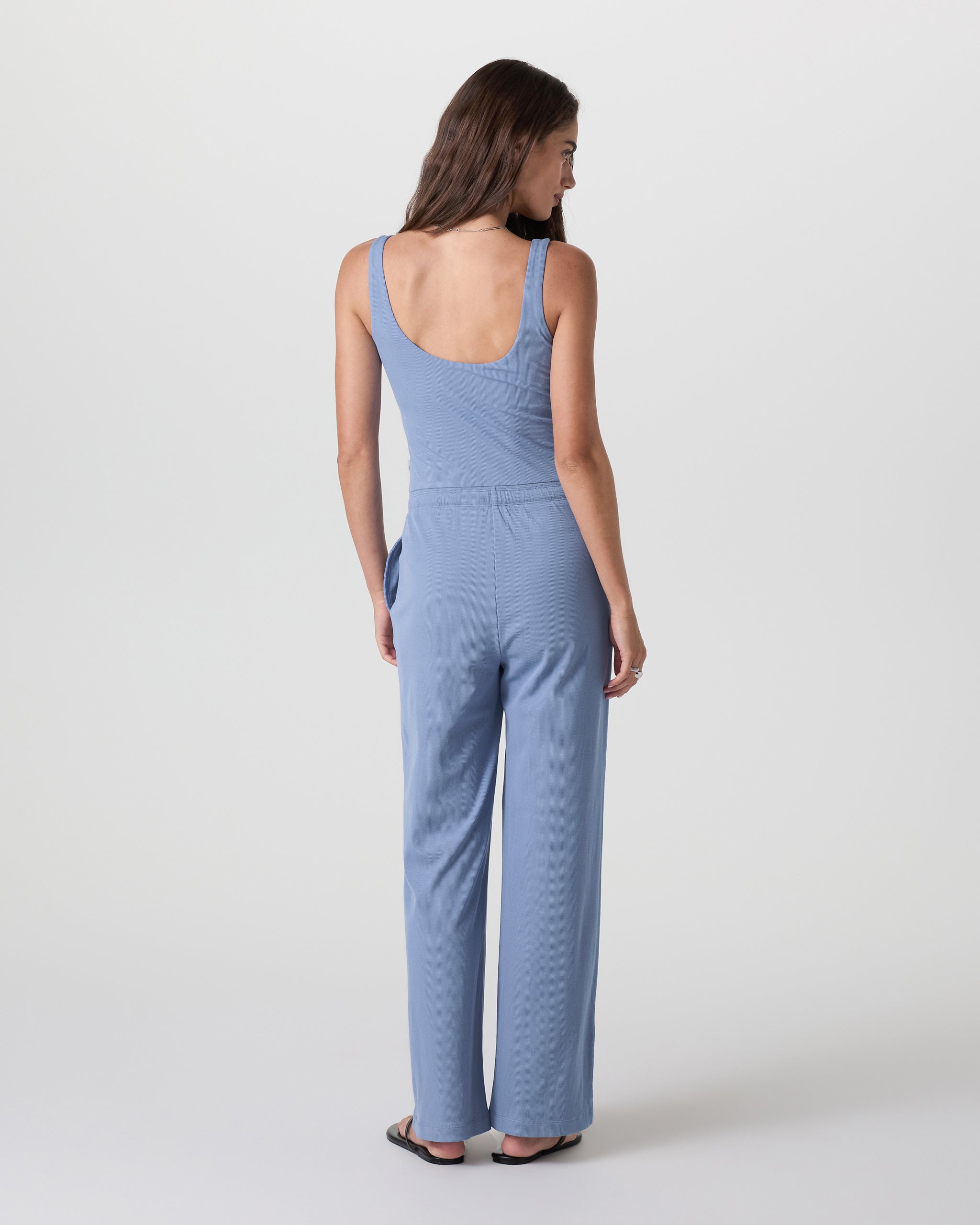 Pose Scoop Jumpsuit | Bluebell