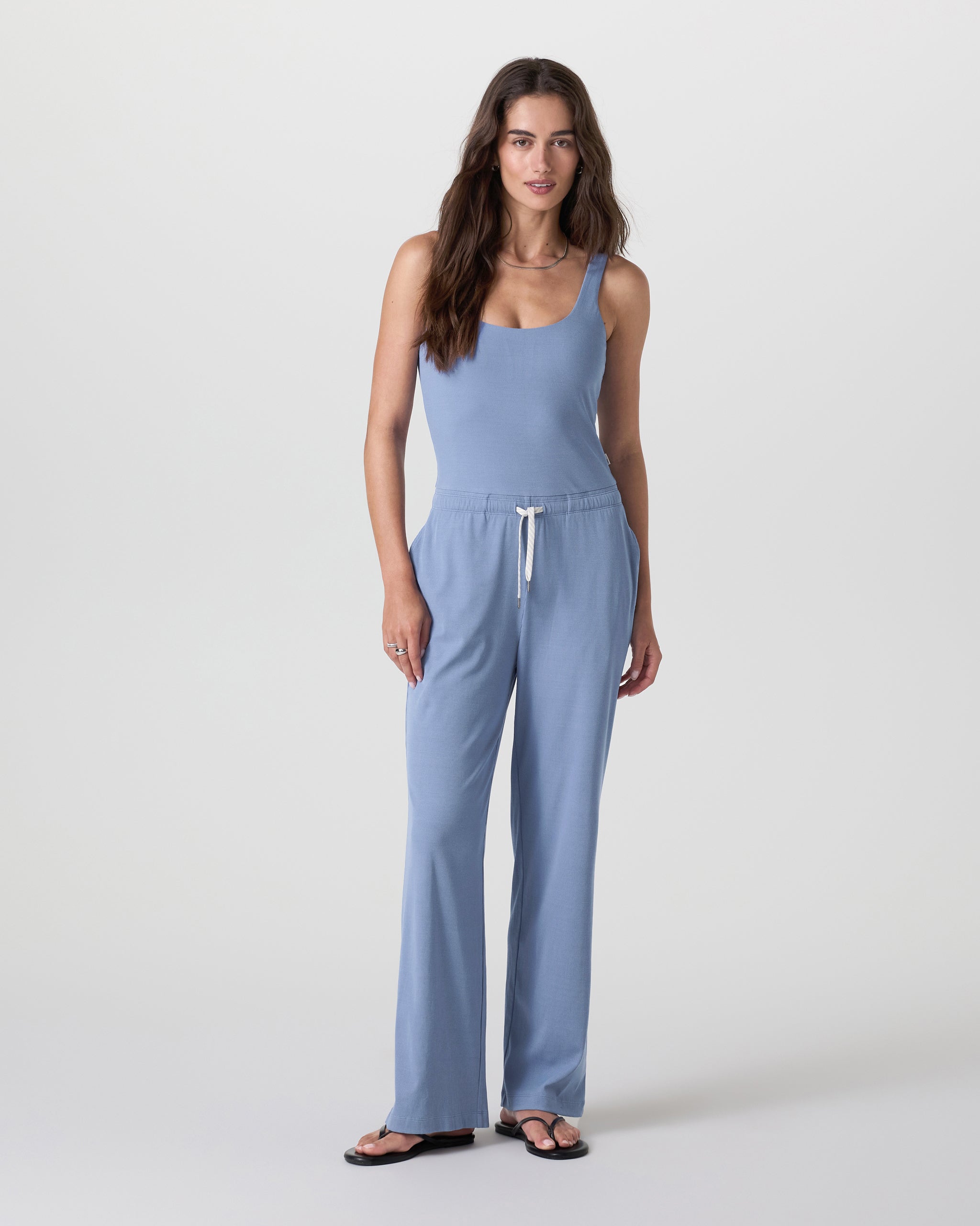 Pose Scoop Jumpsuit | Bluebell