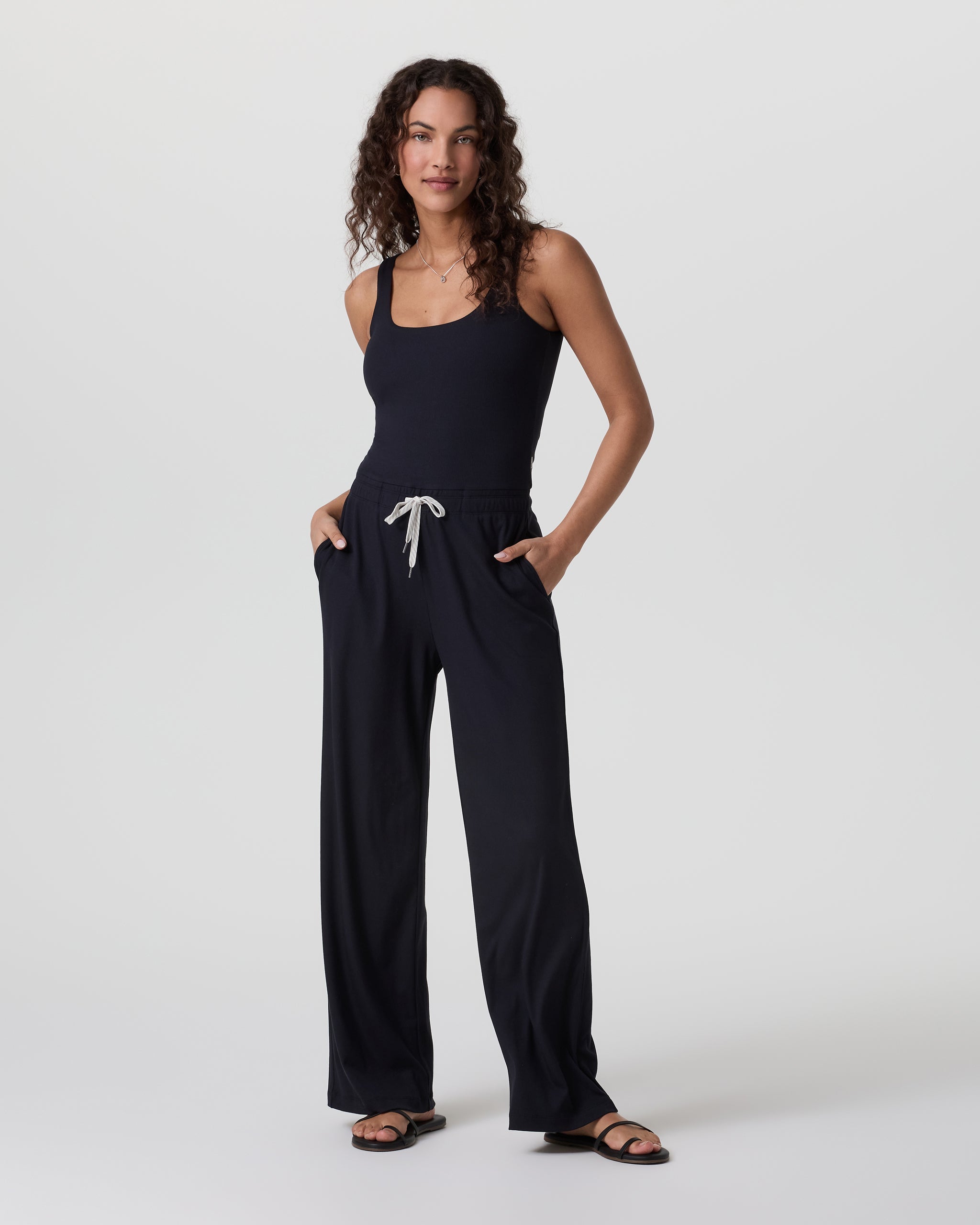 Pose Scoop Jumpsuit | Black