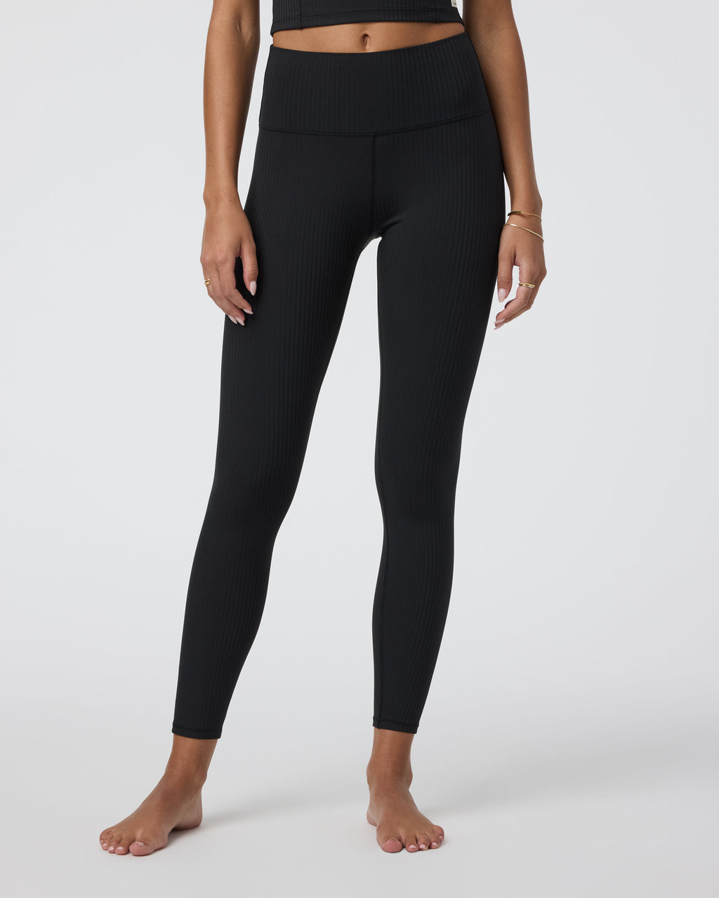 Inversion Rib Legging | Black