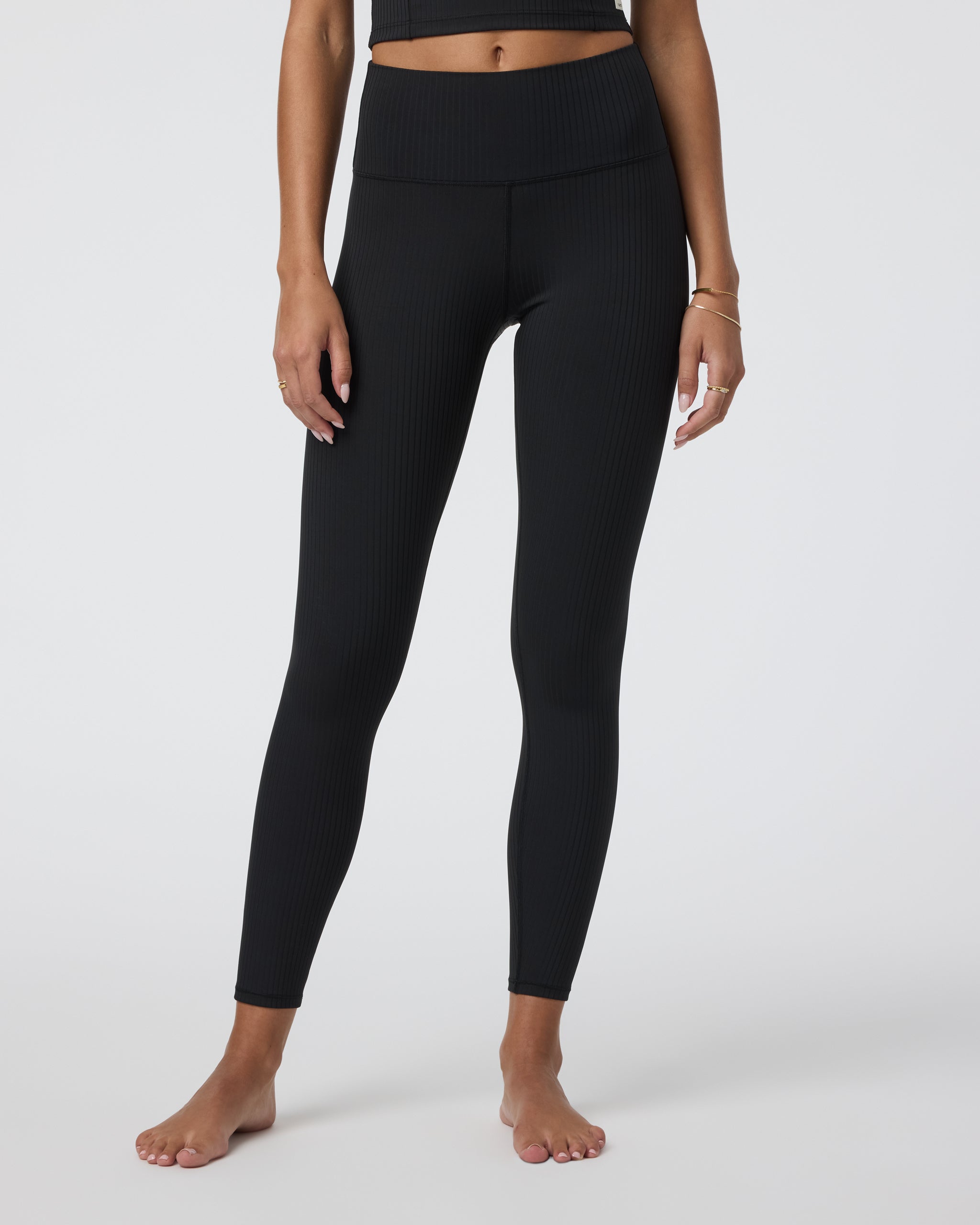 Inversion Rib Legging | Black