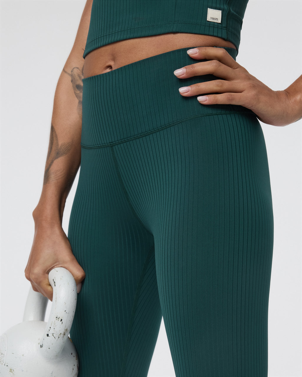 Inversion Rib Legging | Moss