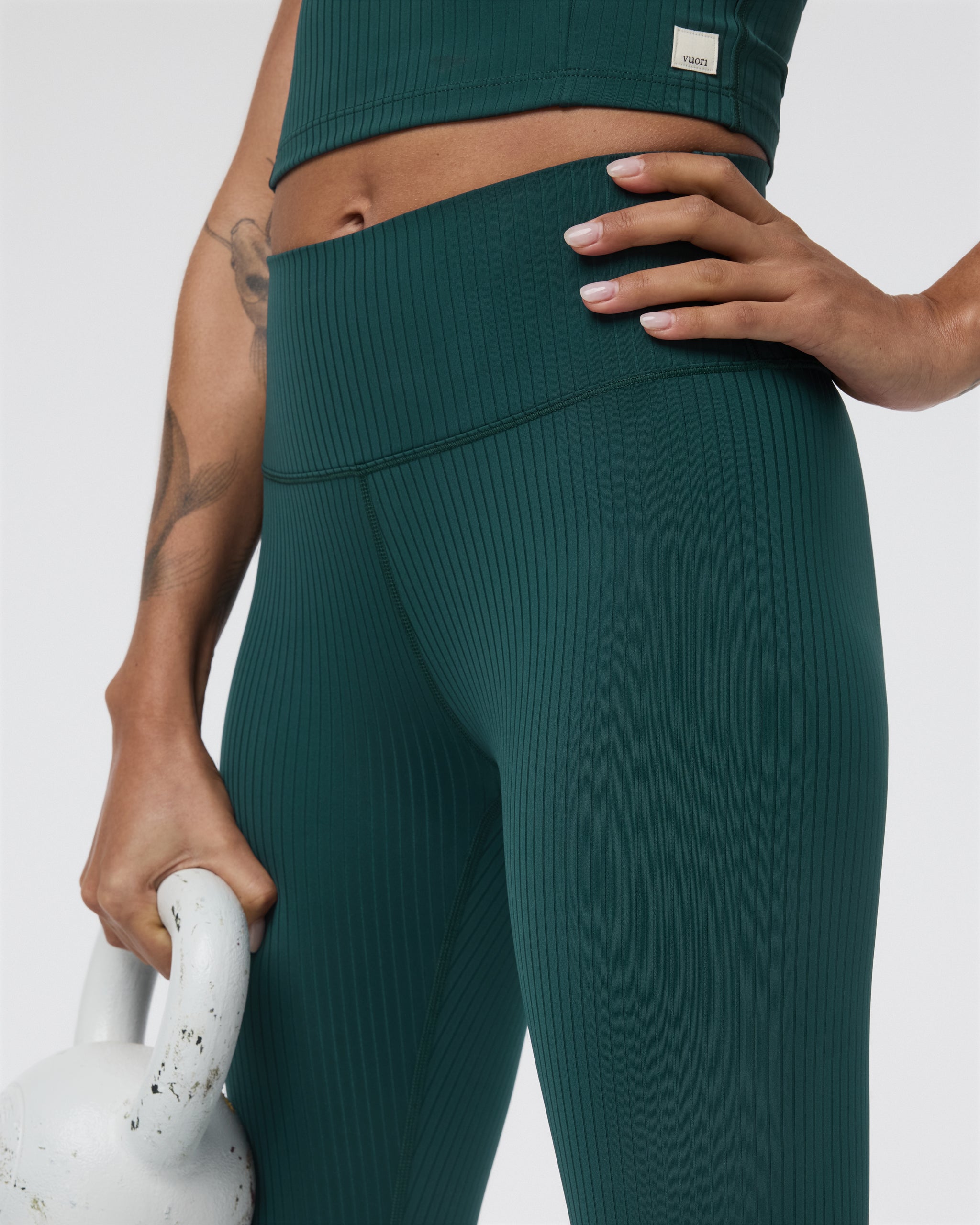 Inversion Rib Legging | Moss