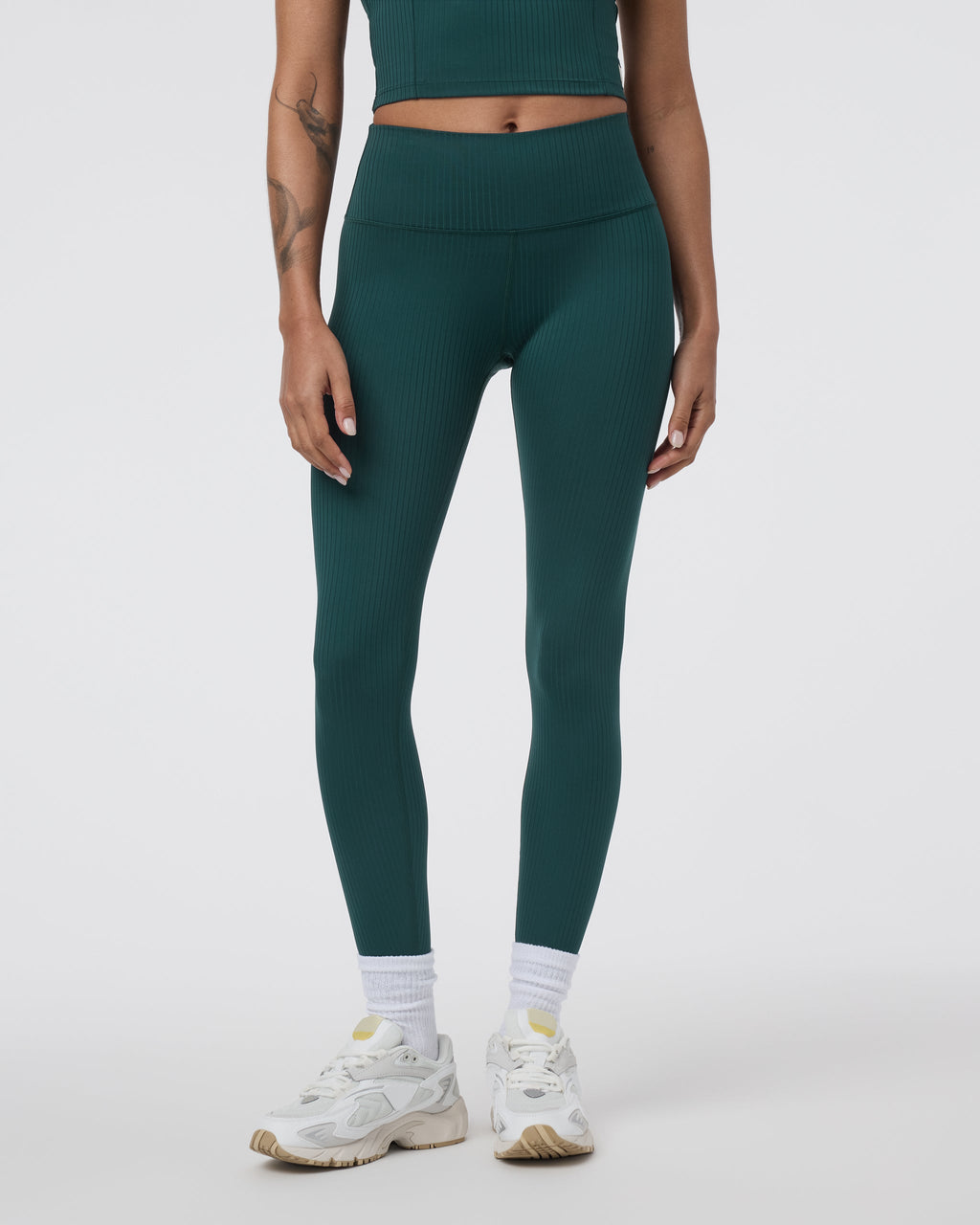 Inversion Rib Legging | Moss