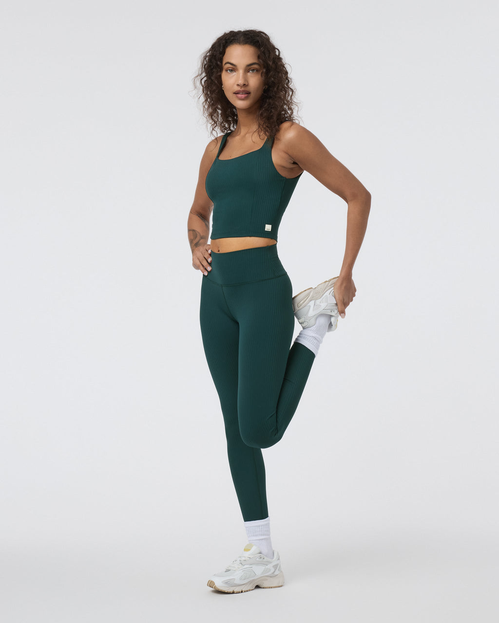 Inversion Rib Legging | Moss