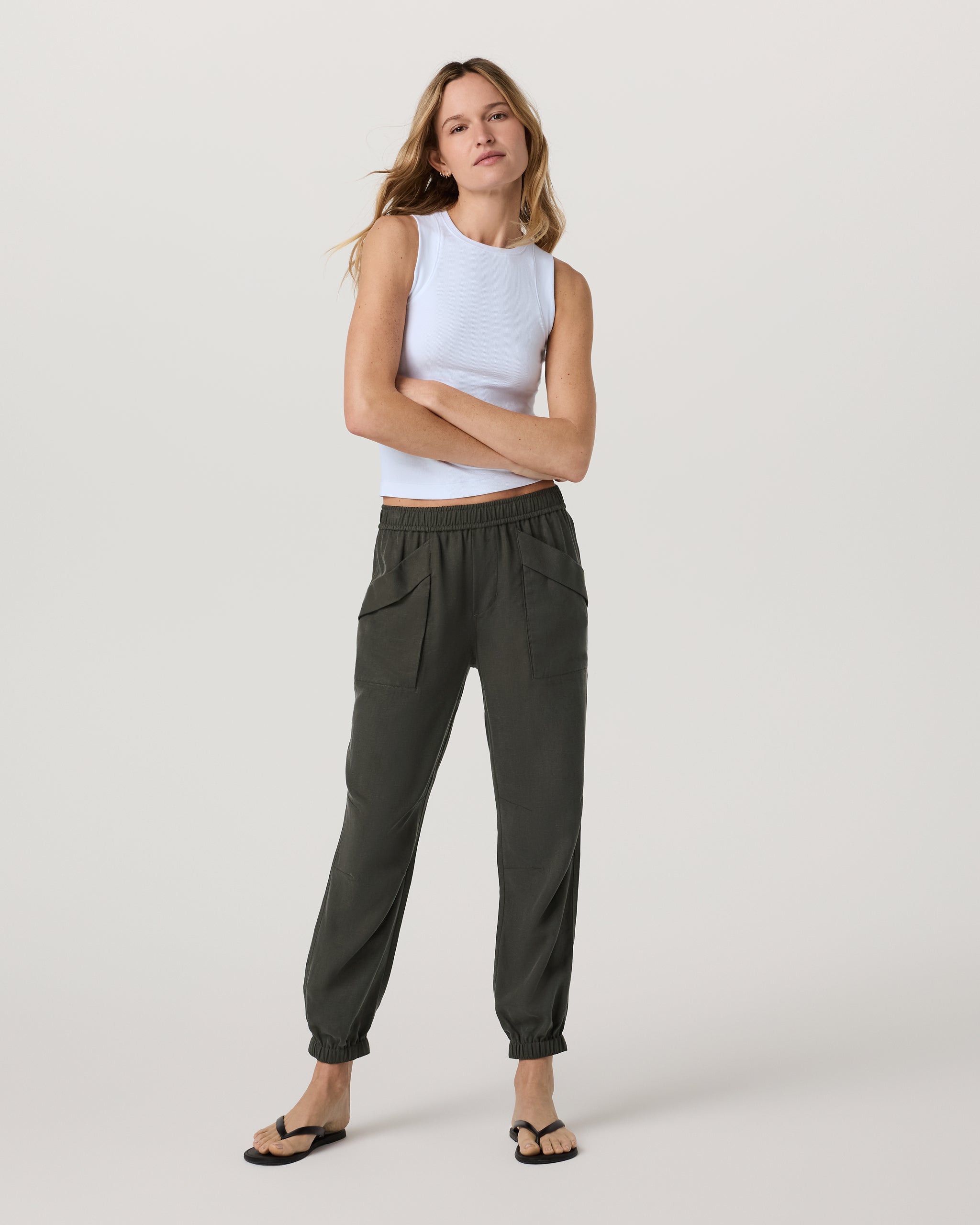 Trestles Twill Jogger | Kale