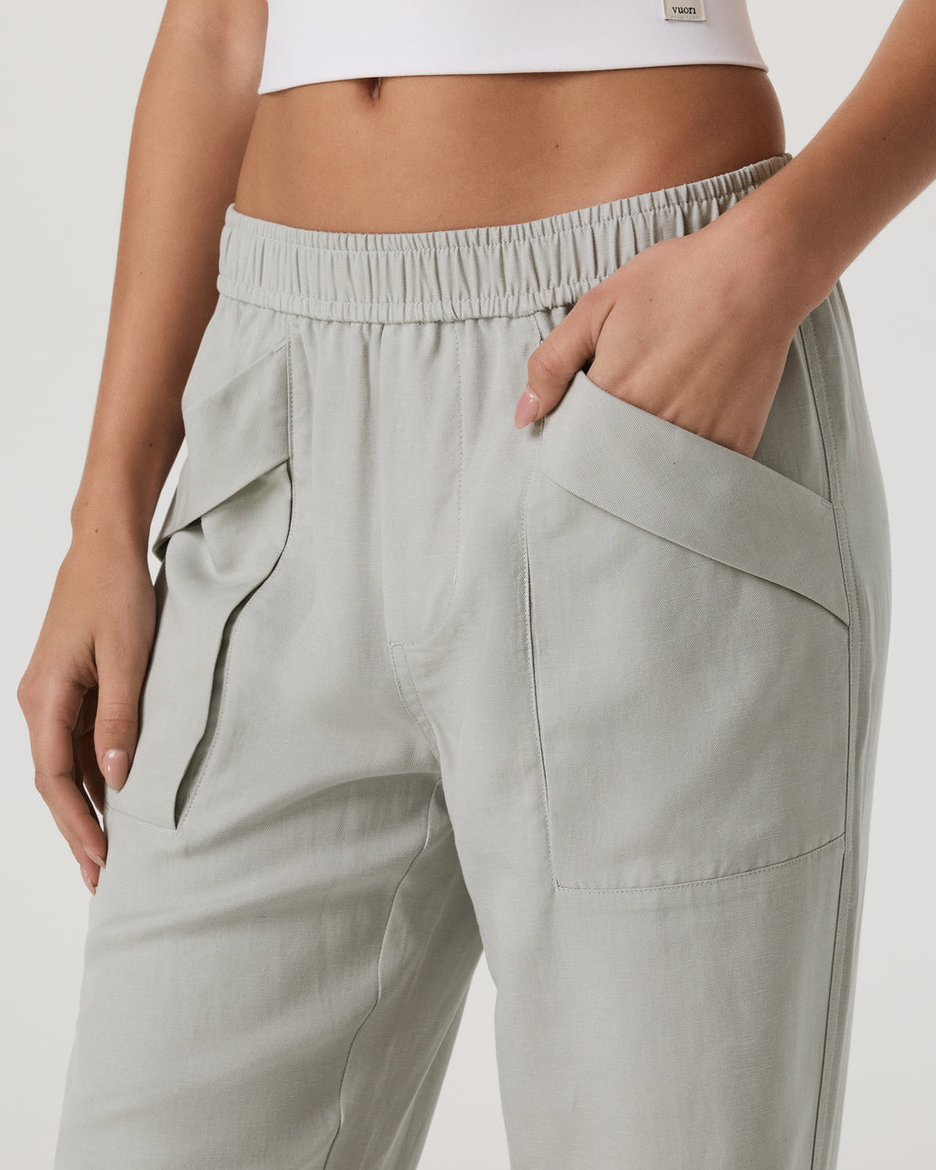 Trestles Twill Jogger | Talc