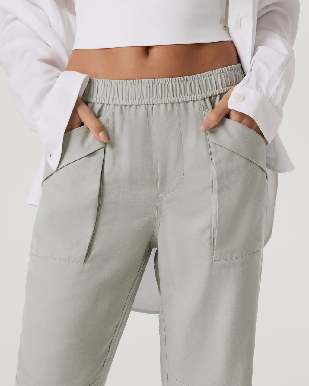 Trestles Twill Jogger | Talc