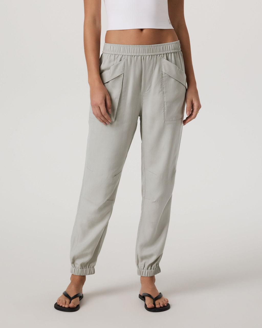 Trestles Twill Jogger | Talc