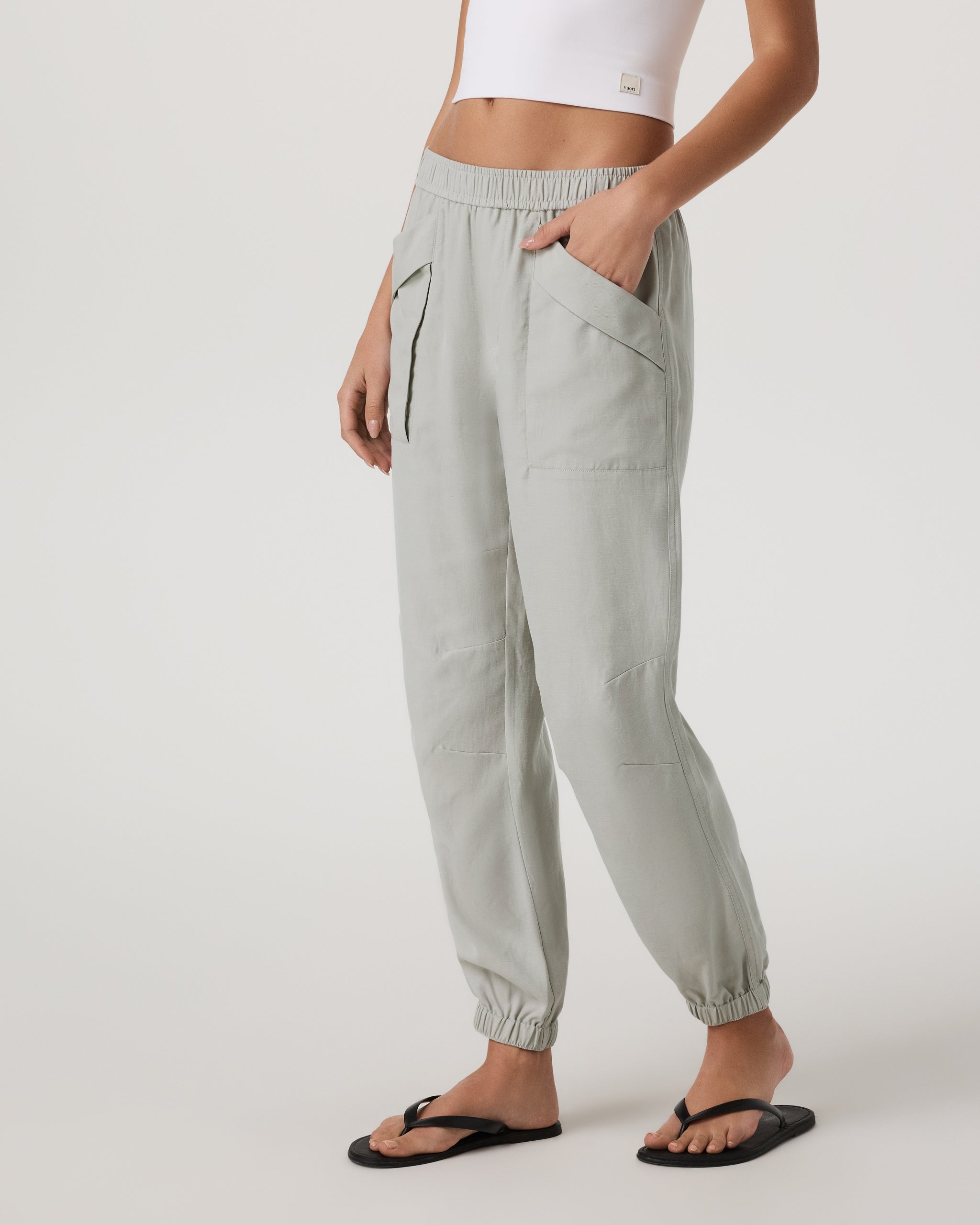Trestles Twill Jogger | Talc