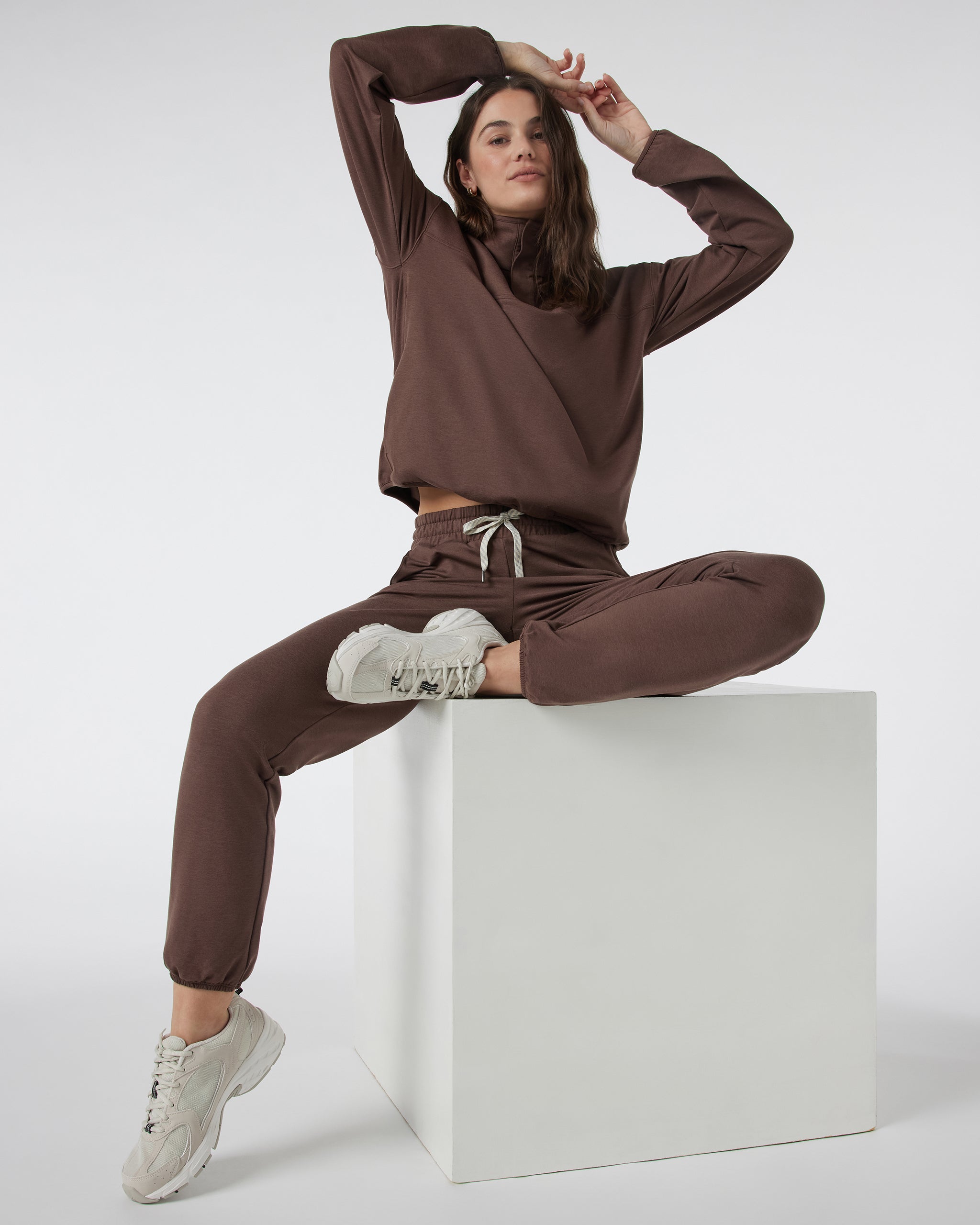 Granite Performance Jogger | Chocolate Milk Heather