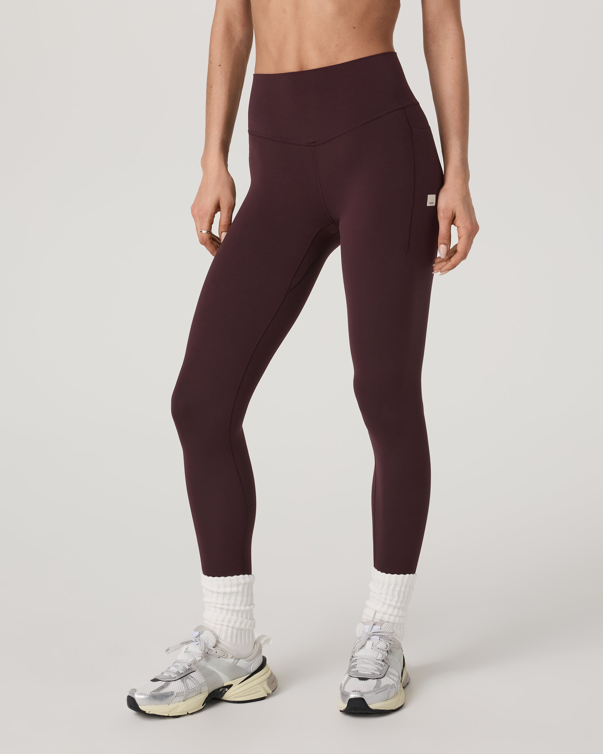 Vuori AllTheForm™ Pocket Legging-Long | Raisin