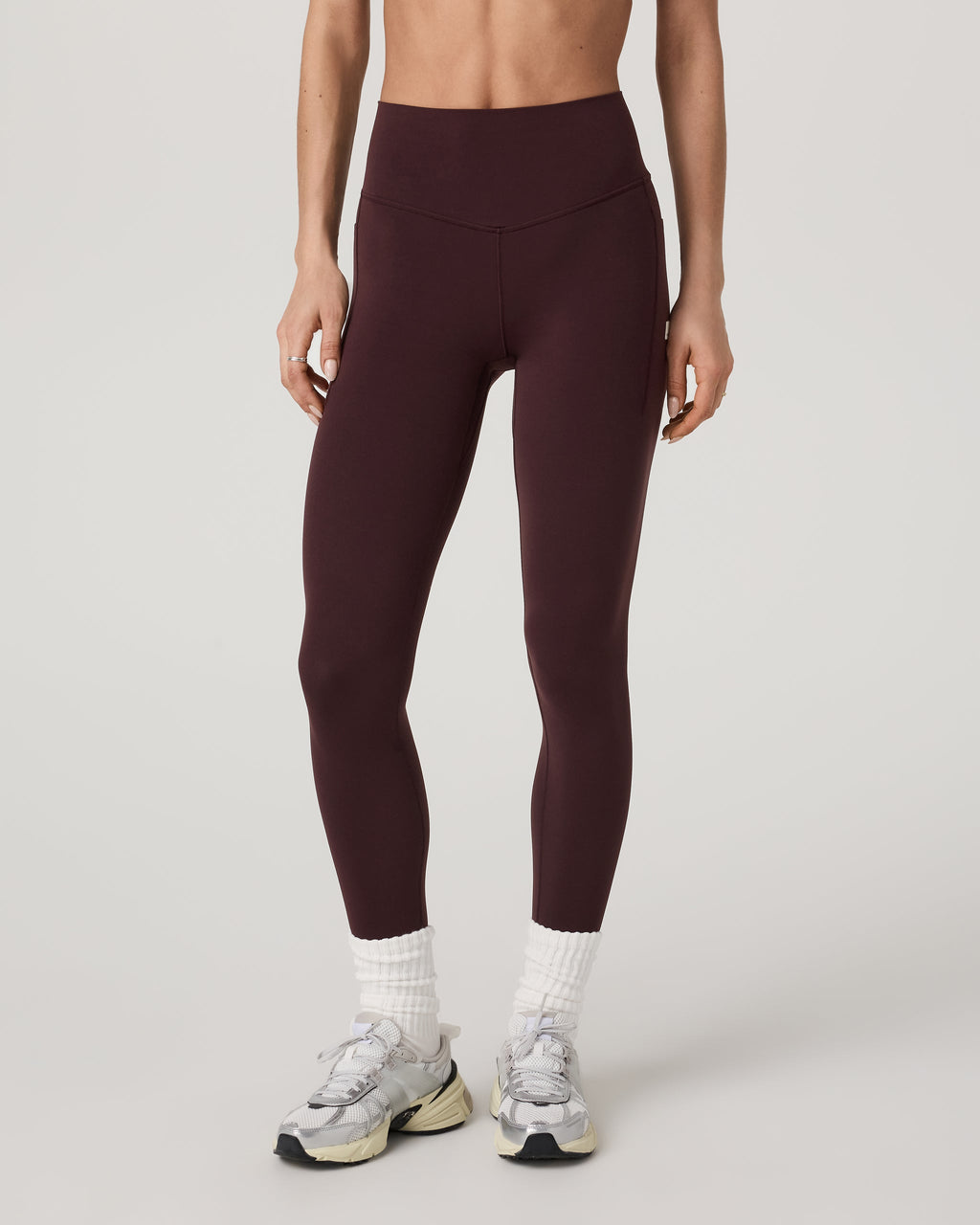 Vuori AllTheForm™ Pocket Legging-Short | Raisin