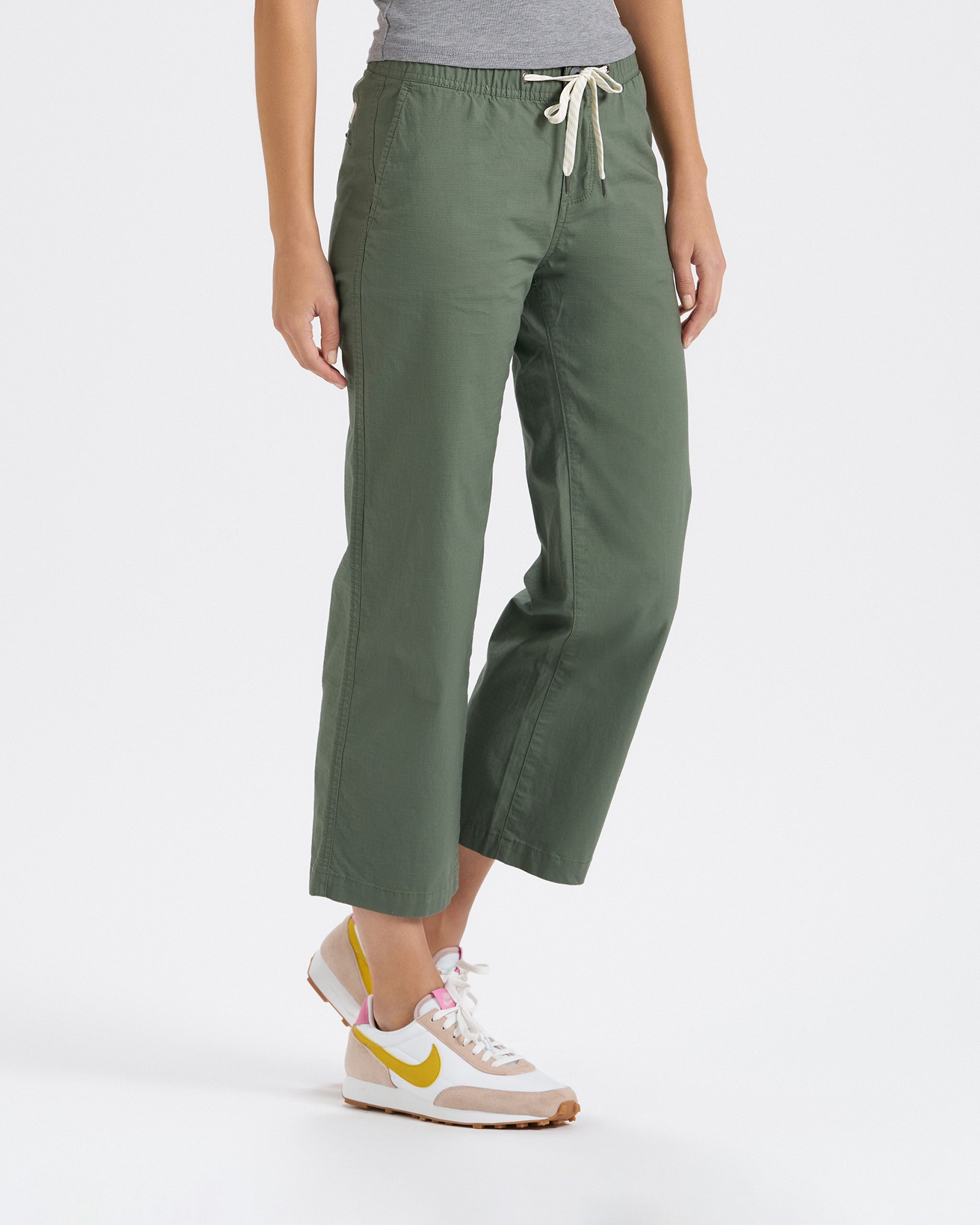 Womens Ripstop Wideleg | Army