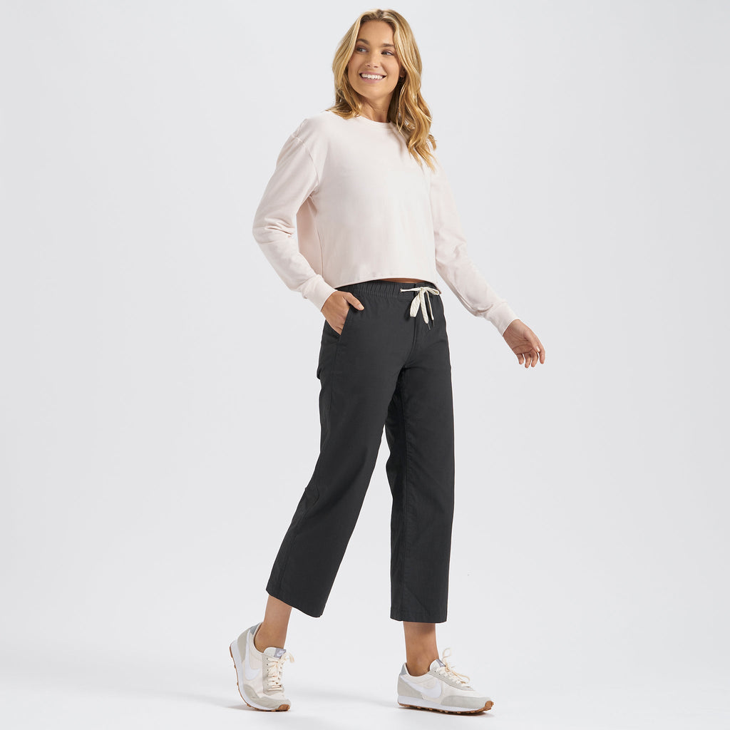 Womens Ripstop Wideleg | Charcoal