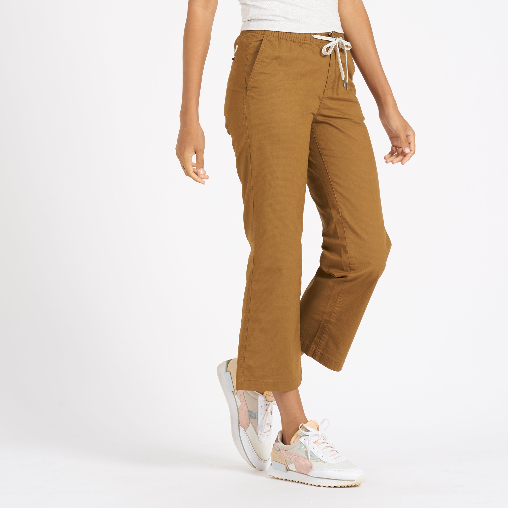 Womens Ripstop Wideleg | Tobacco