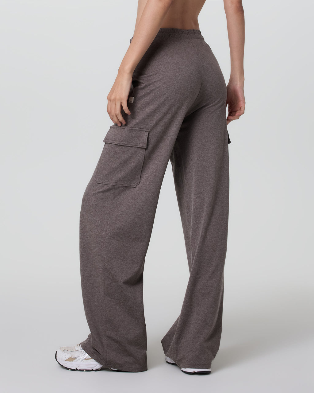 Halo Essential Cargo Wideleg Pant | Chia Heather