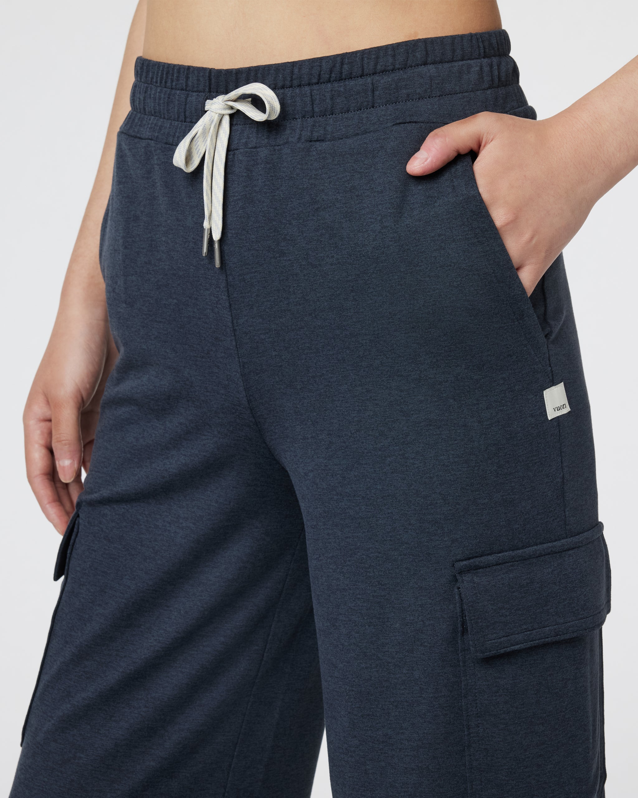 Halo Essential Cargo Wideleg | Midnight Heather