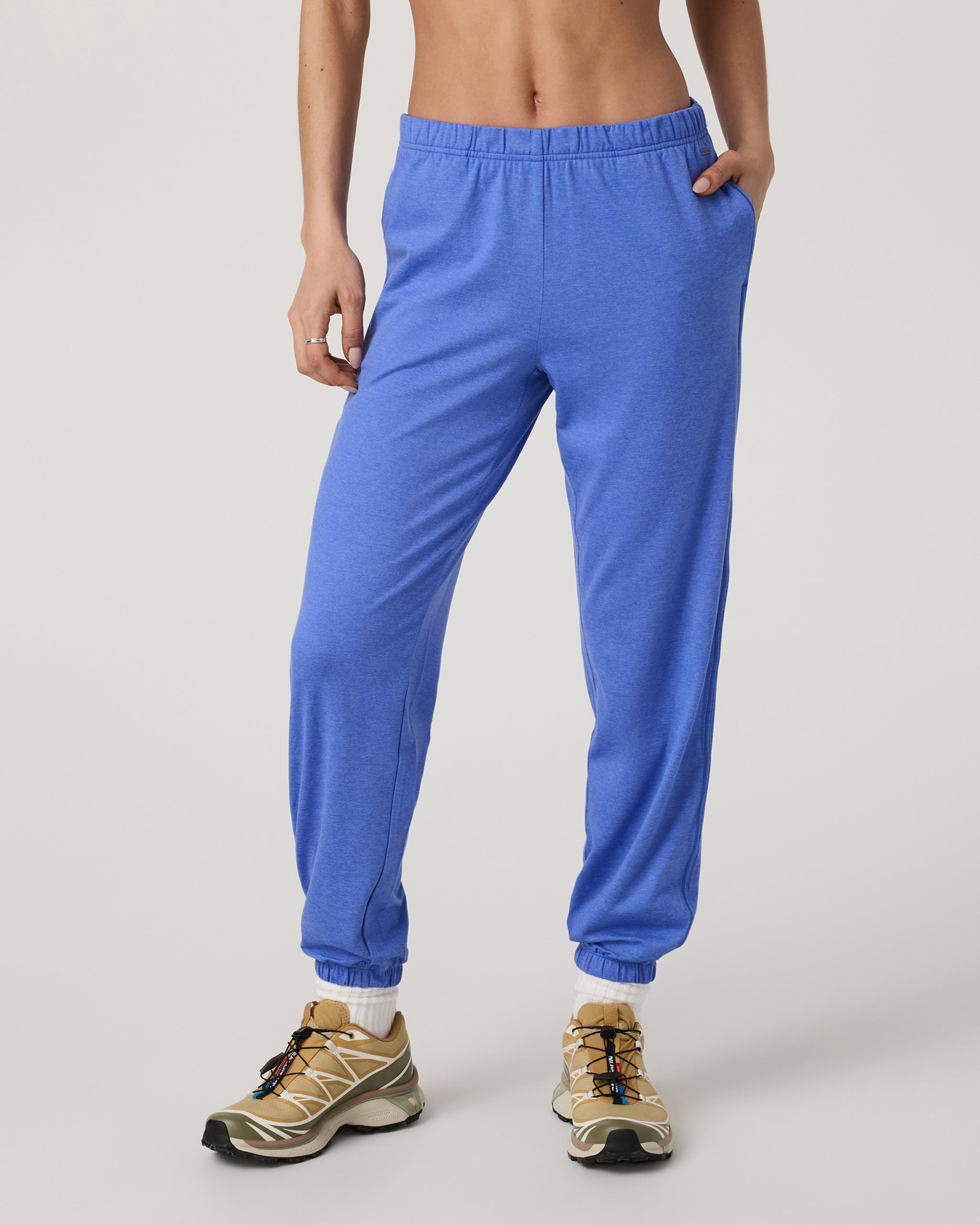 Halo Modern Sweatpant | Bright Iris Heather