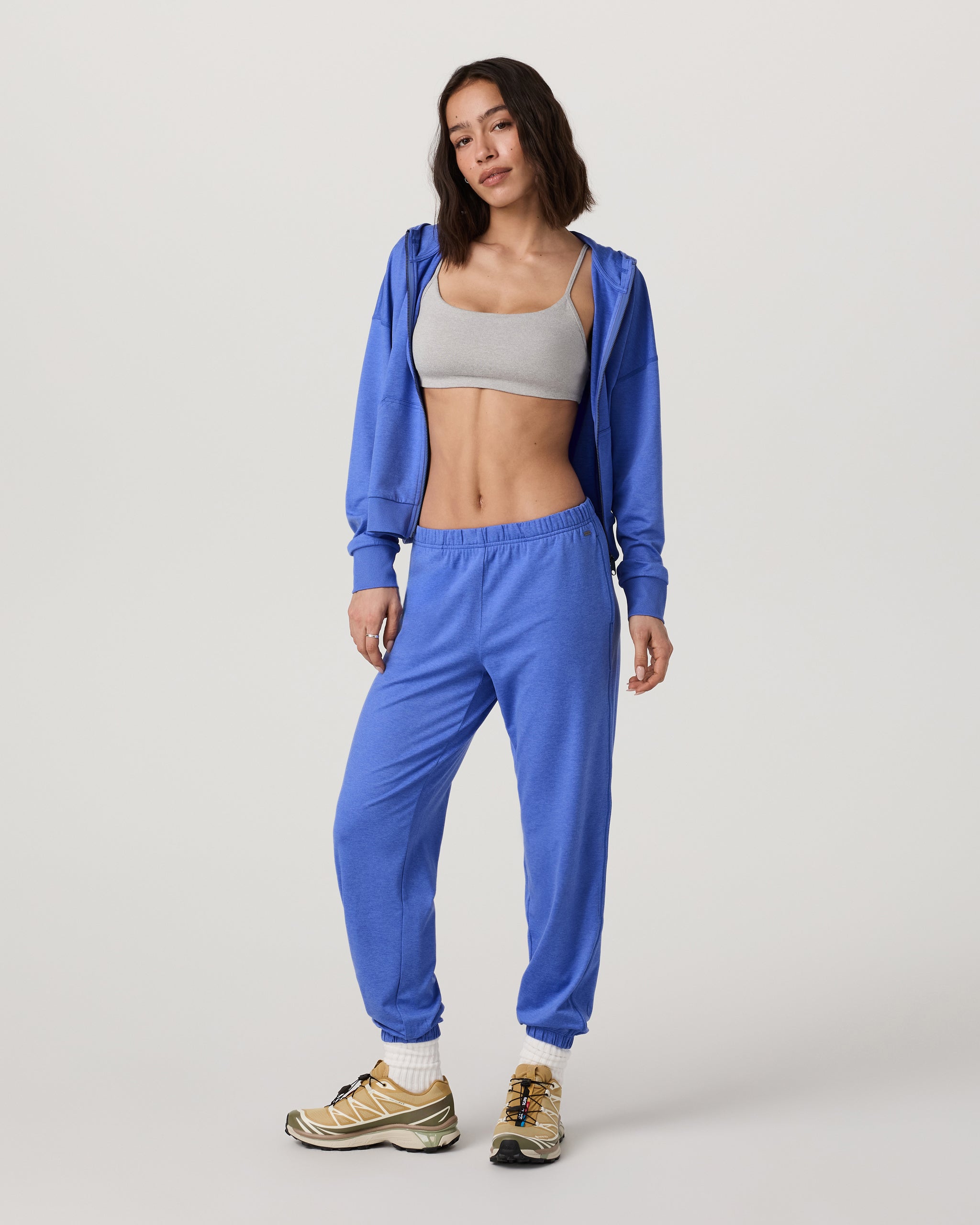 Halo Modern Sweatpant | Bright Iris Heather