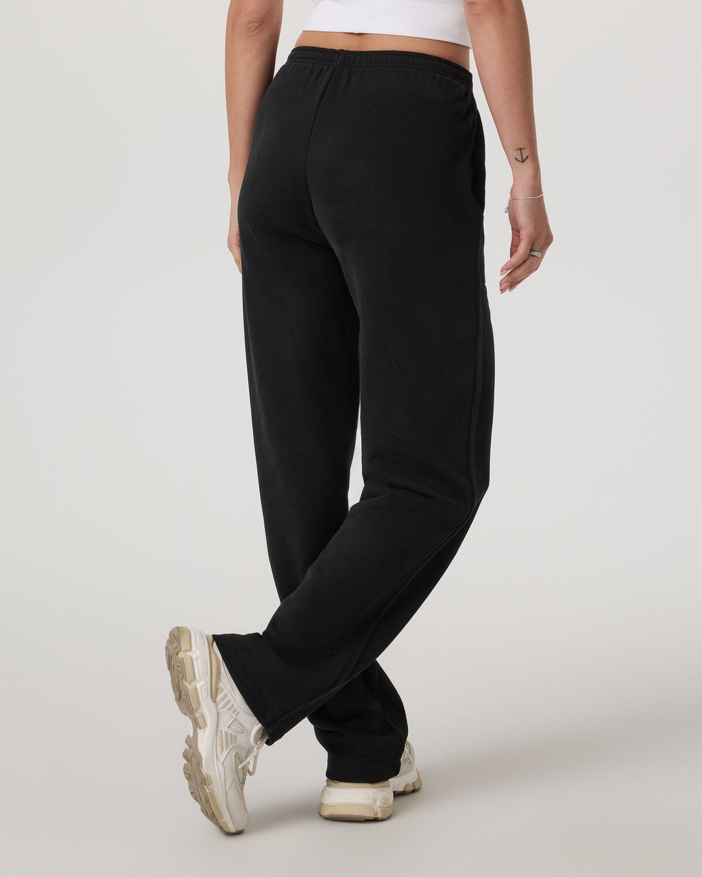 Sedona Straight Leg Sweatpant-Short | Black
