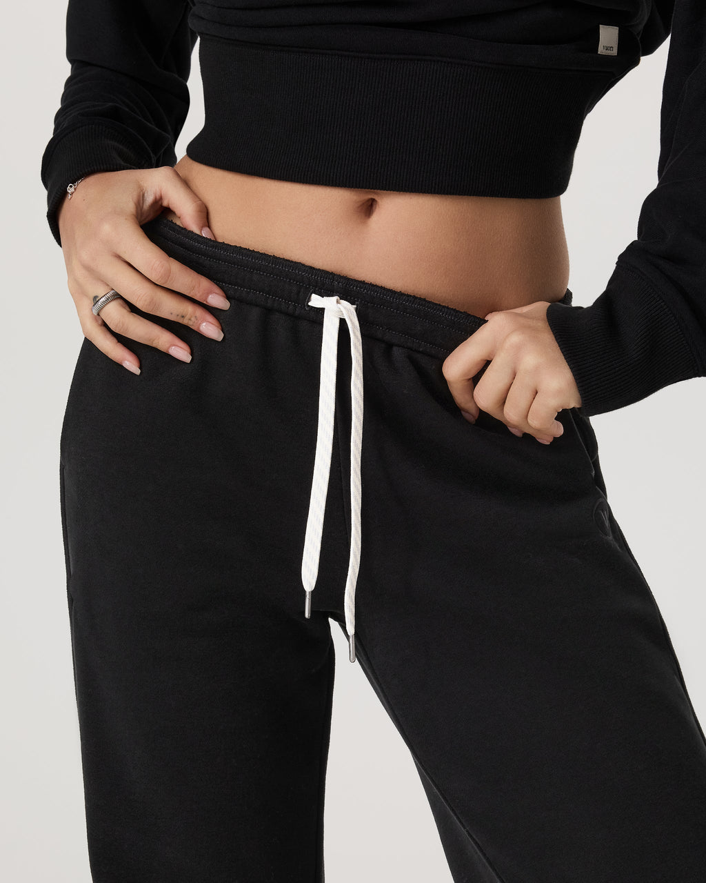 Sedona Straight Leg Sweatpant | Black