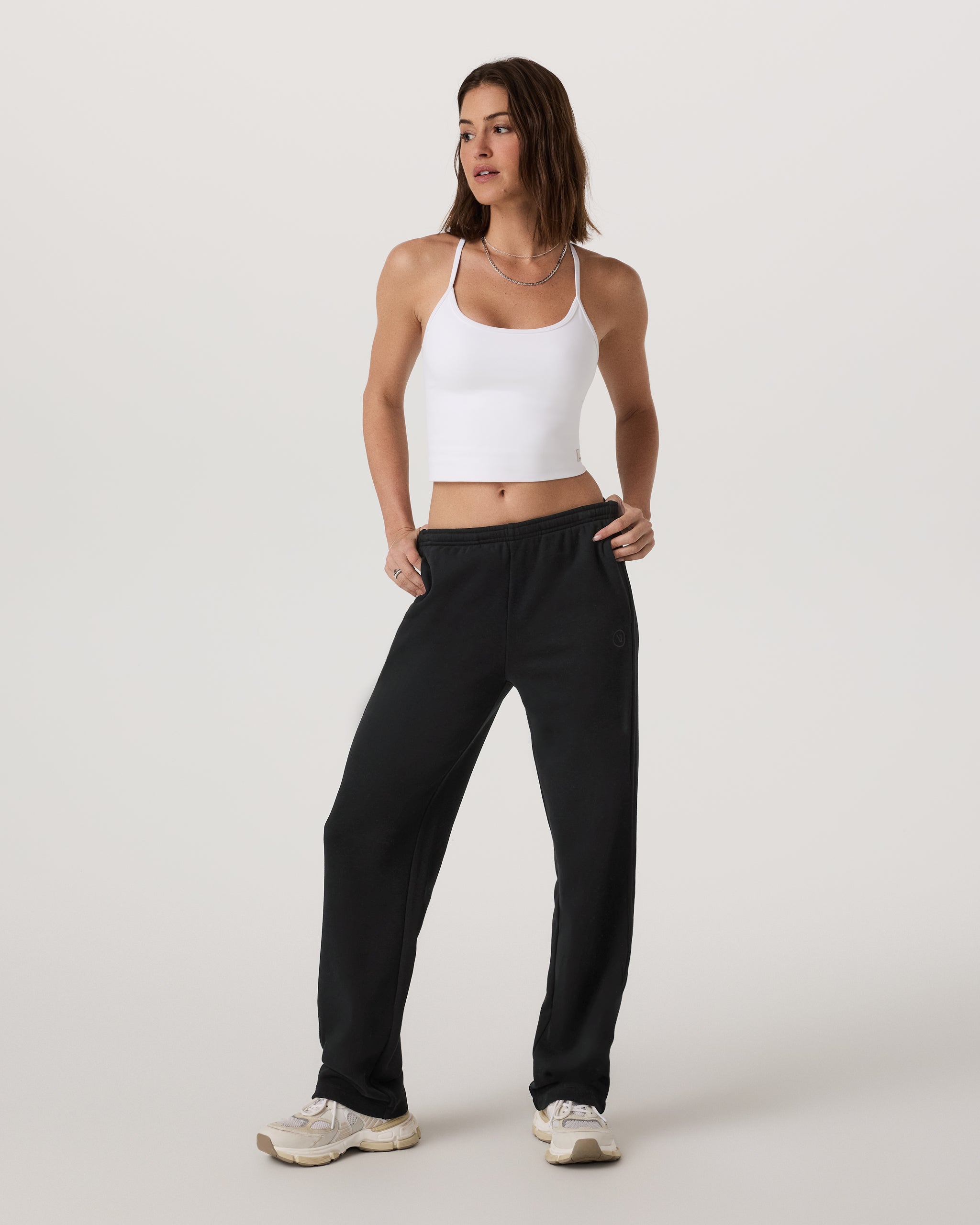 Sedona Straight Leg Sweatpant-Long | Black