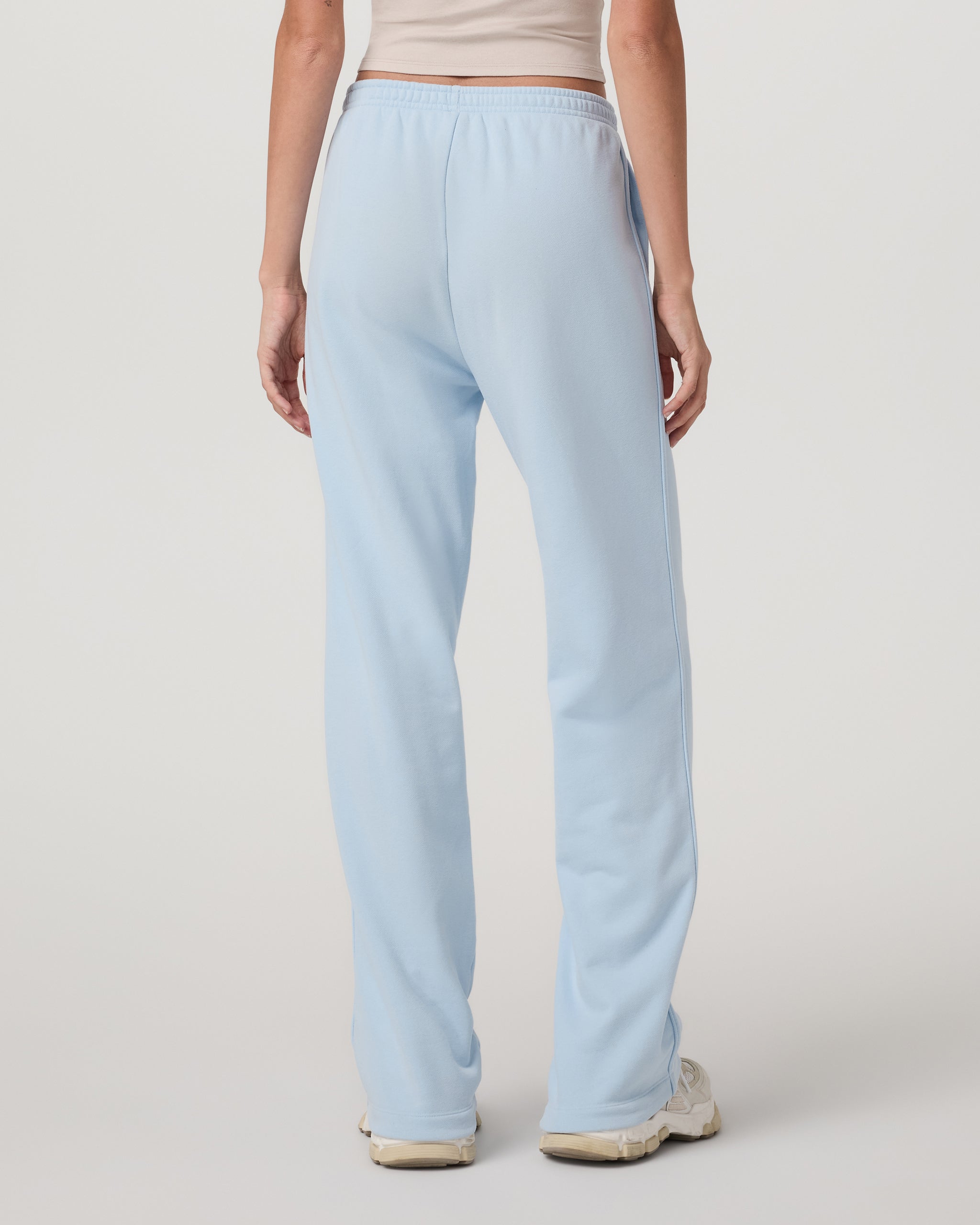 Sedona Straight Leg Sweatpant-Short | Crystal Blue